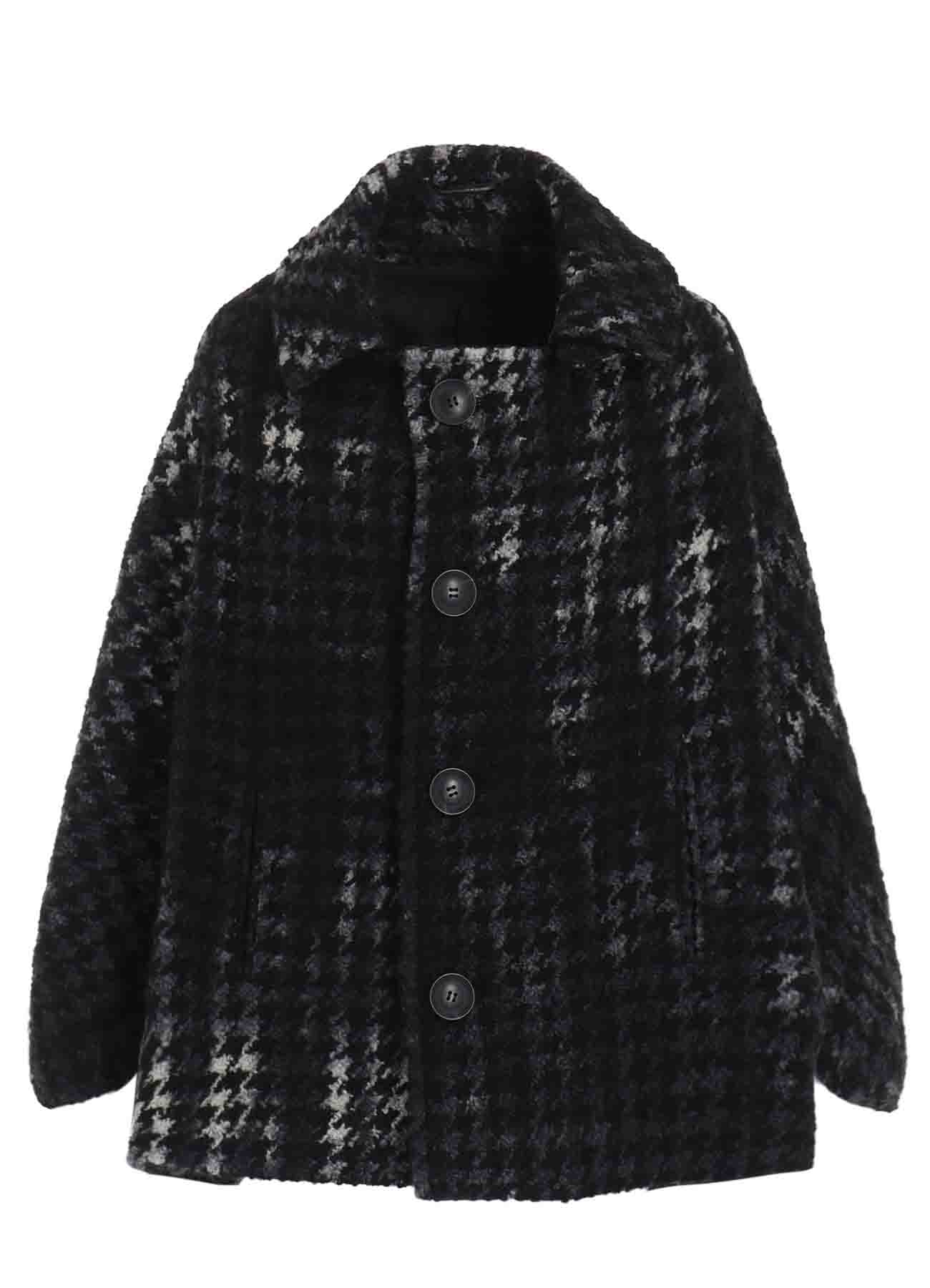 【11/8 12:00(JST) Release】HOUNDSTOOTH TIE-DYED WOOL COAT