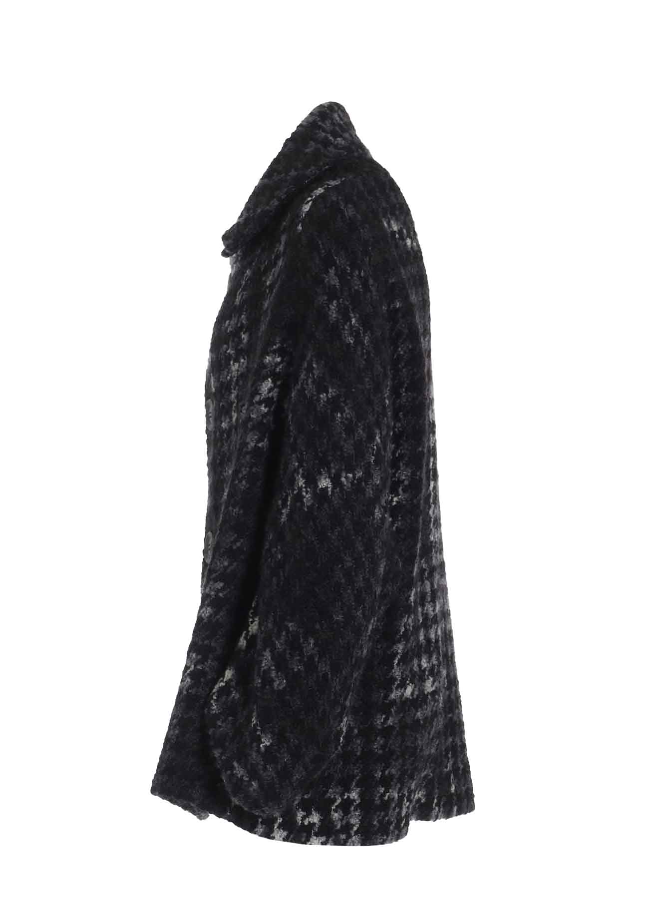 【11/8 12:00(JST) Release】HOUNDSTOOTH TIE-DYED WOOL COAT