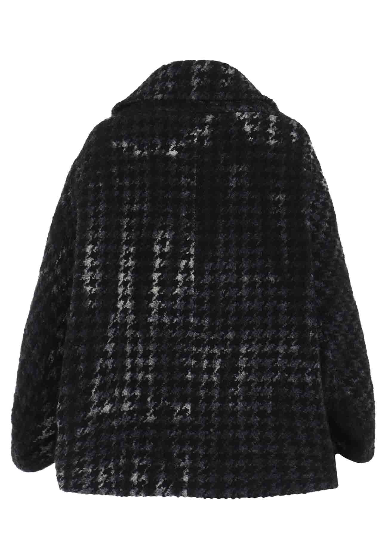 【11/8 12:00(JST) Release】HOUNDSTOOTH TIE-DYED WOOL COAT