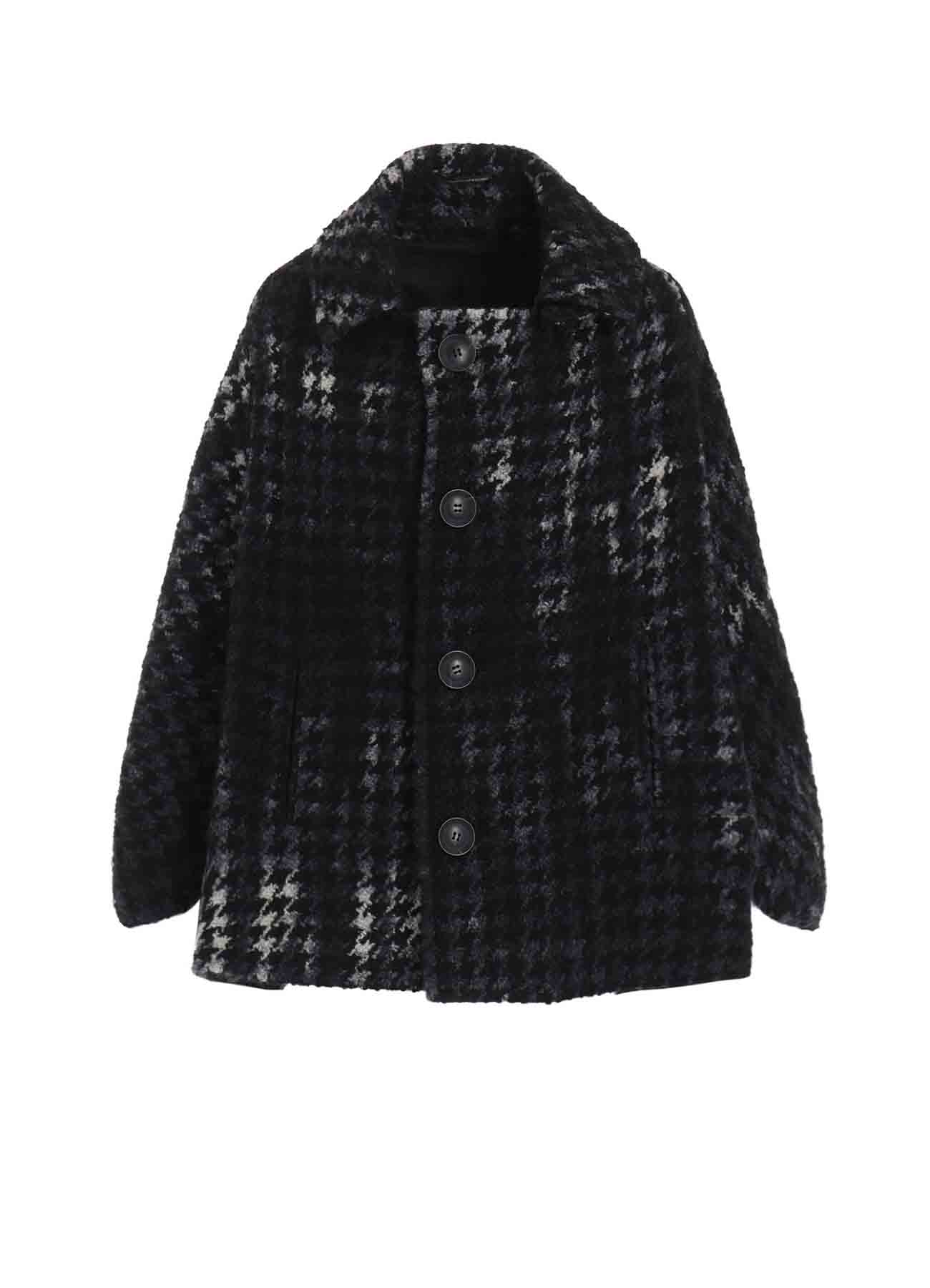 【11/8 12:00(JST) Release】HOUNDSTOOTH TIE-DYED WOOL COAT