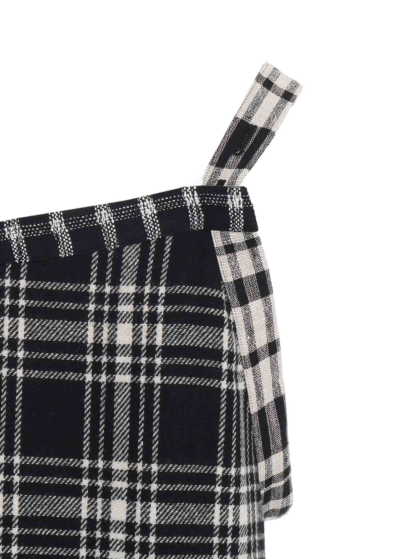 【11/8 12:00(JST) Release】MULTI PLAID SHOULDER STRAP DRESS