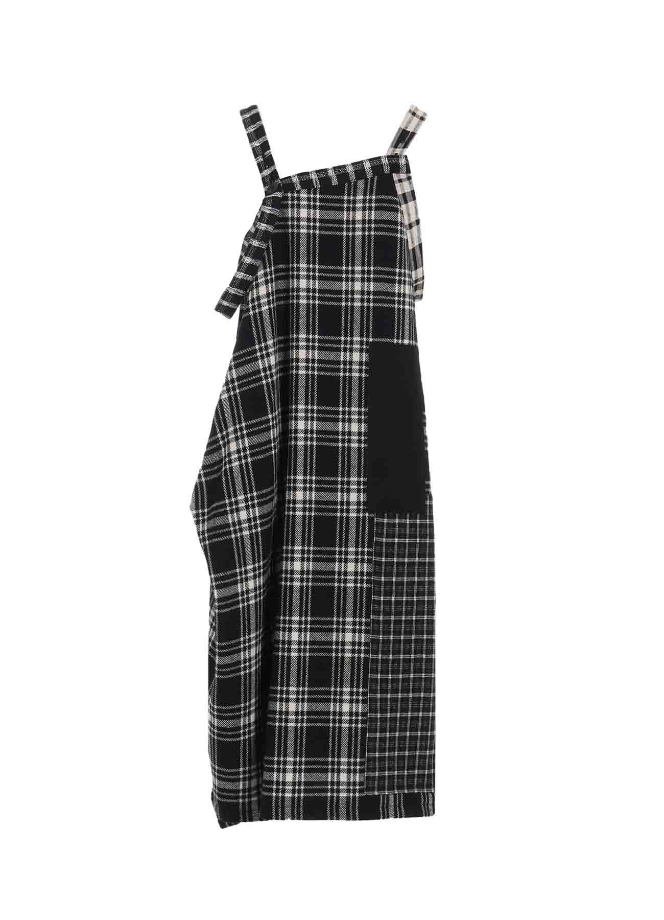 【11/8 12:00(JST) Release】MULTI PLAID SHOULDER STRAP DRESS