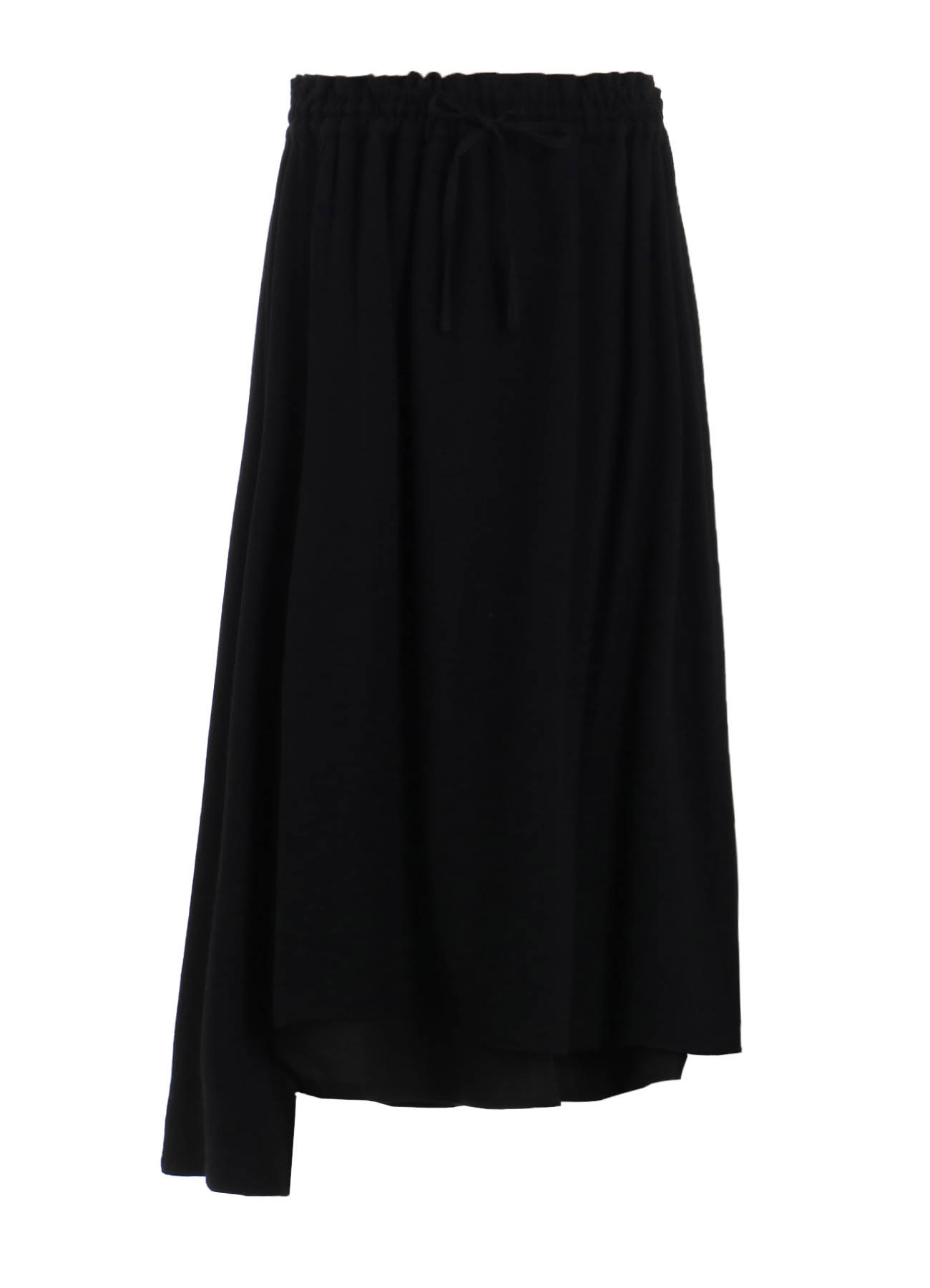 WOOL FLANNEL ASYMMETRIC SKIRT