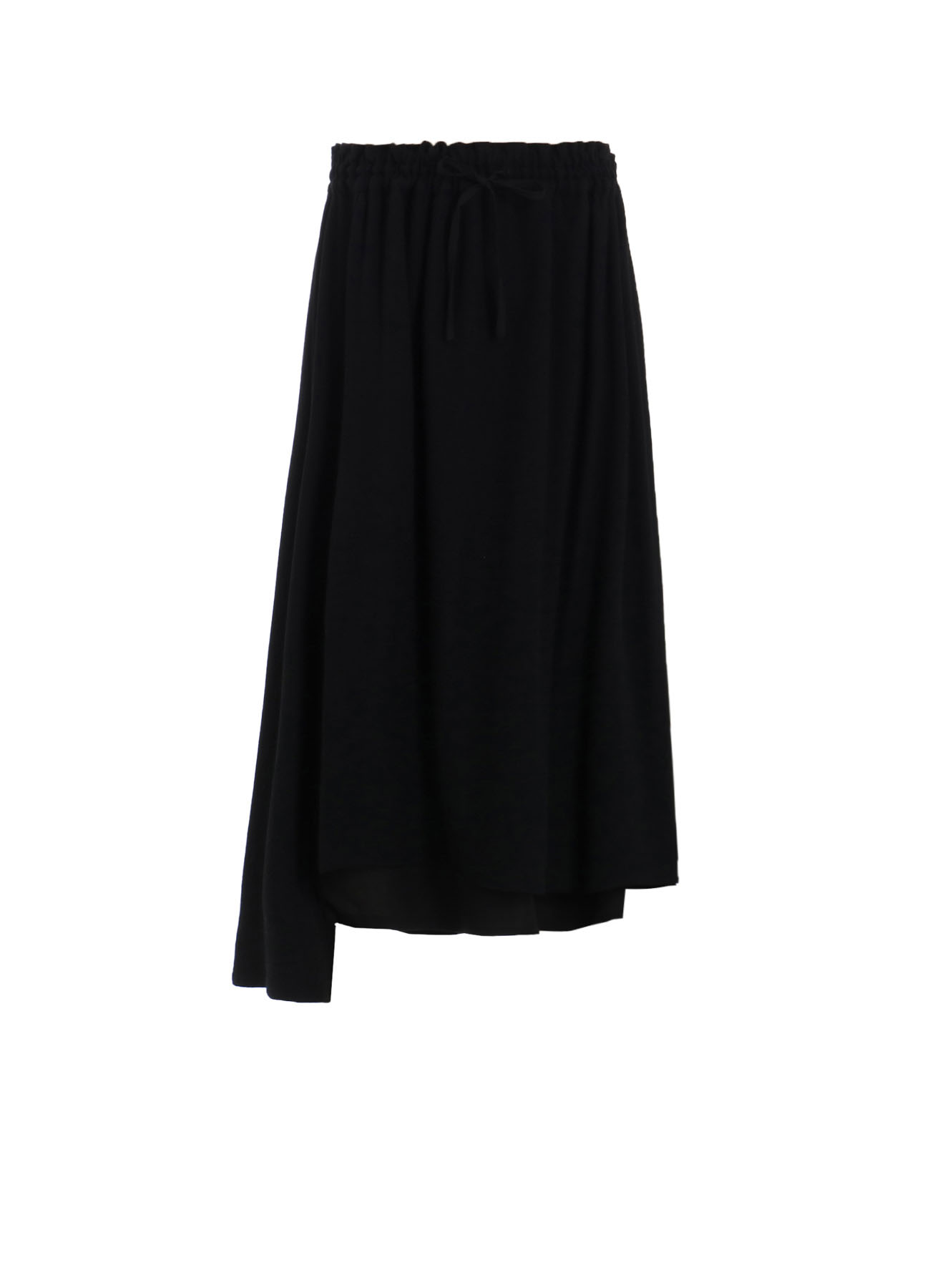 WOOL FLANNEL ASYMMETRIC SKIRT