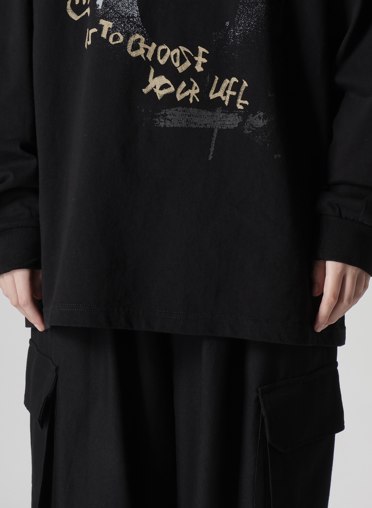 Y's × MAX VADUKUL TOKYO LONG SLEEVE T