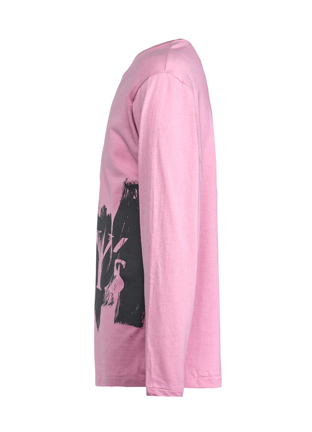 Y'S LOGO/BLUSH PRINT LONG SLEEVE T