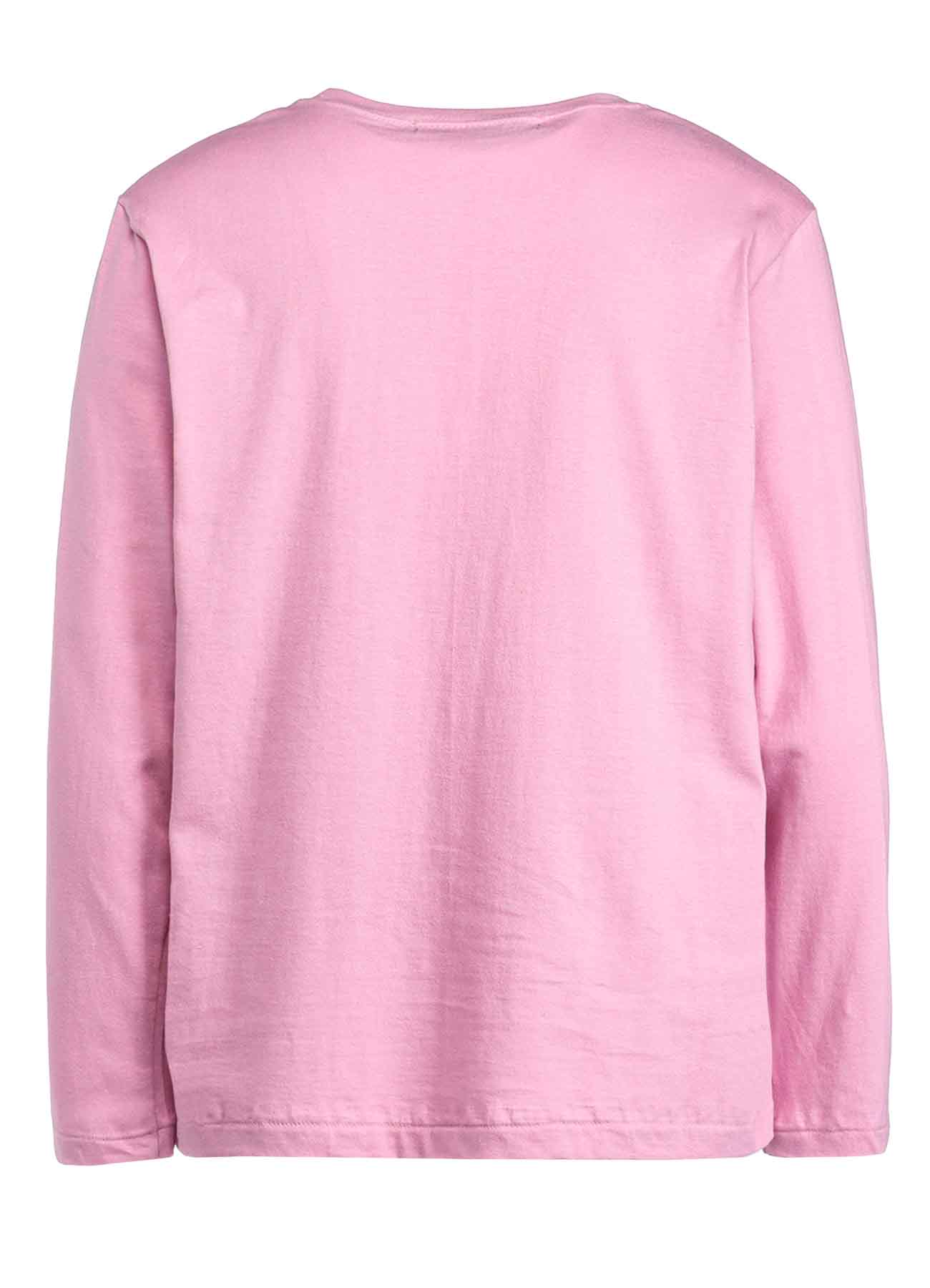 Y'S LOGO/BLUSH PRINT LONG SLEEVE T