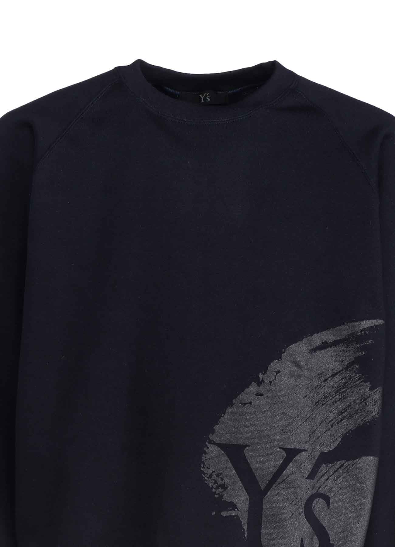 Y'S LOGO/BLUSH PRINT SWEATSHIRT