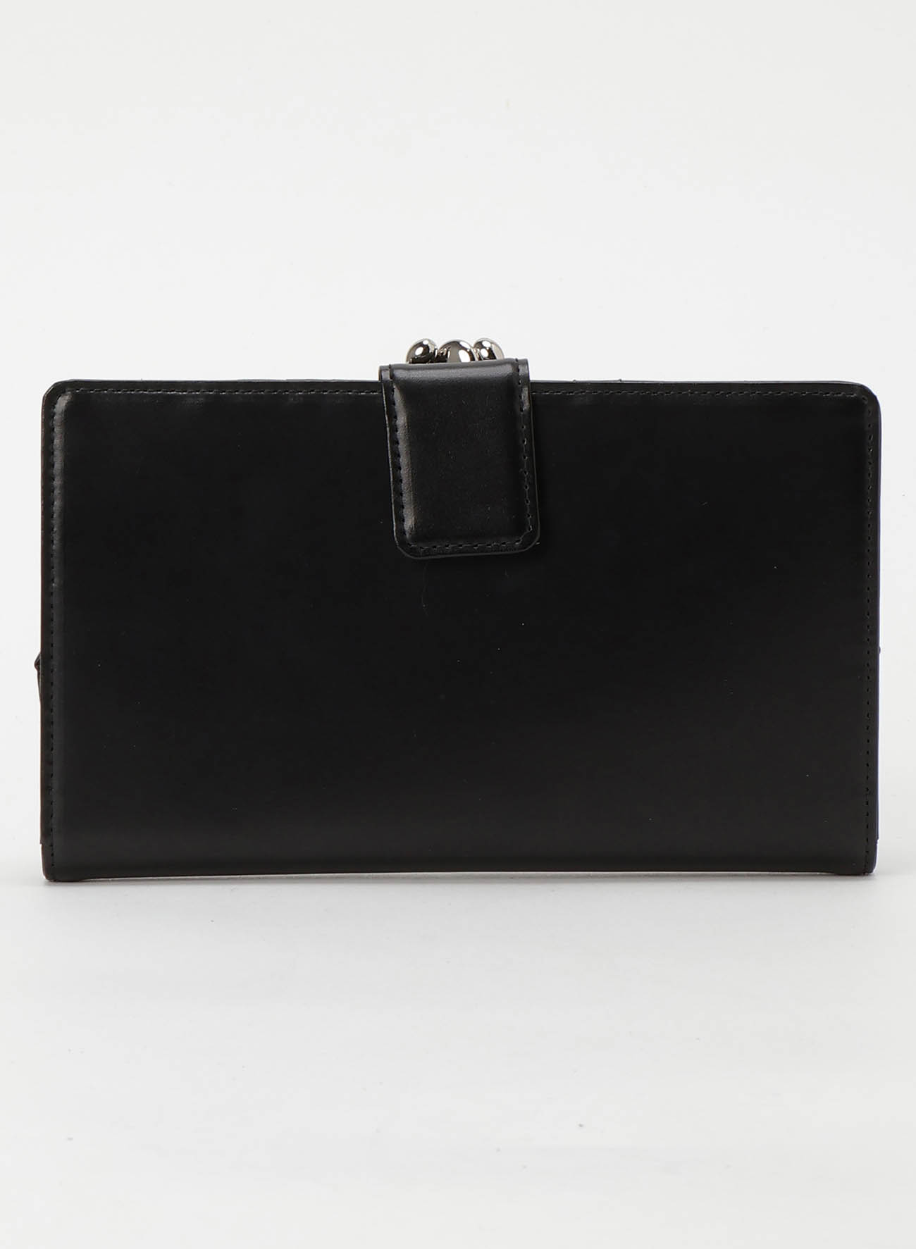 GLOSSY SMOOTH LEATHER LONG CLASP WALLET