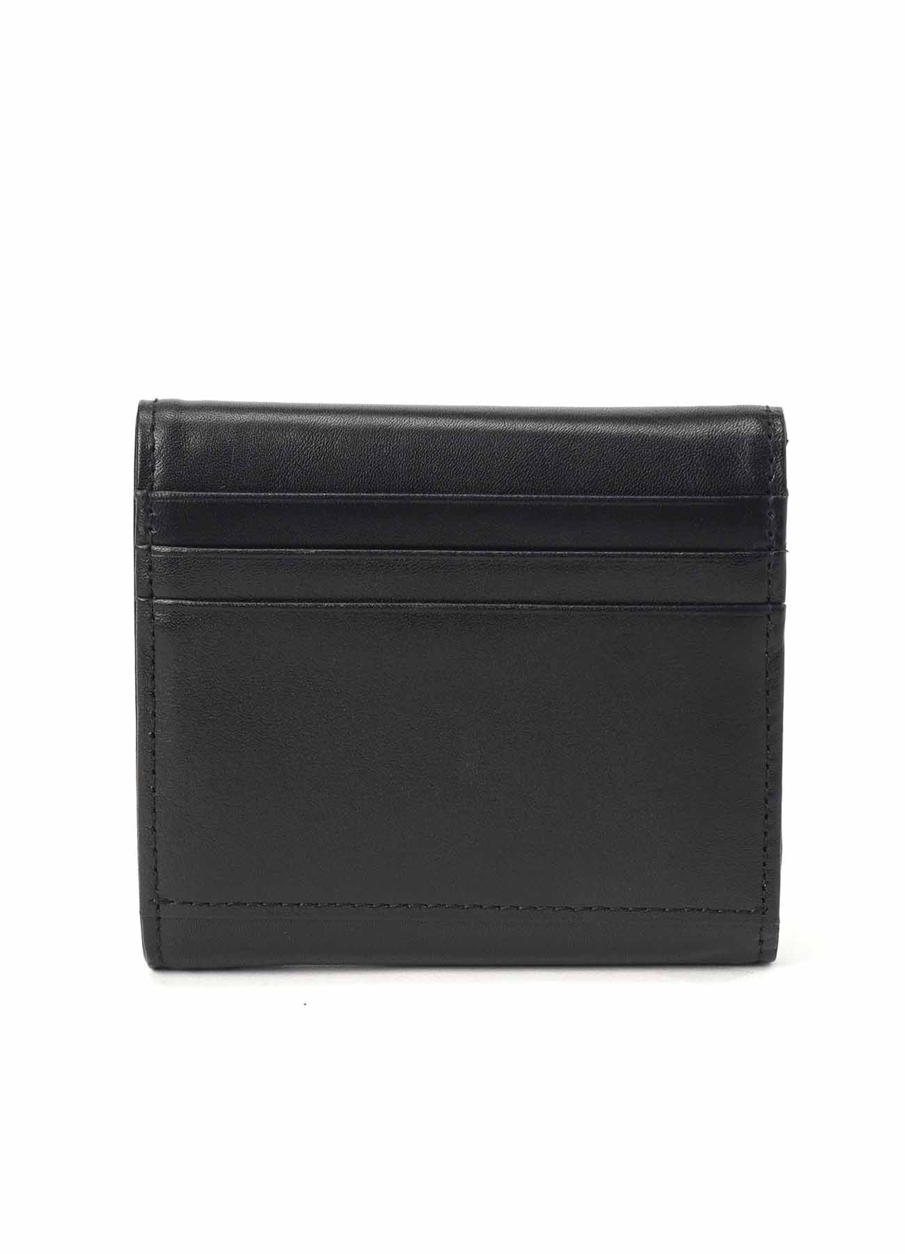 SEMI-GLOSS SMOOTH LEATHER WALLET
