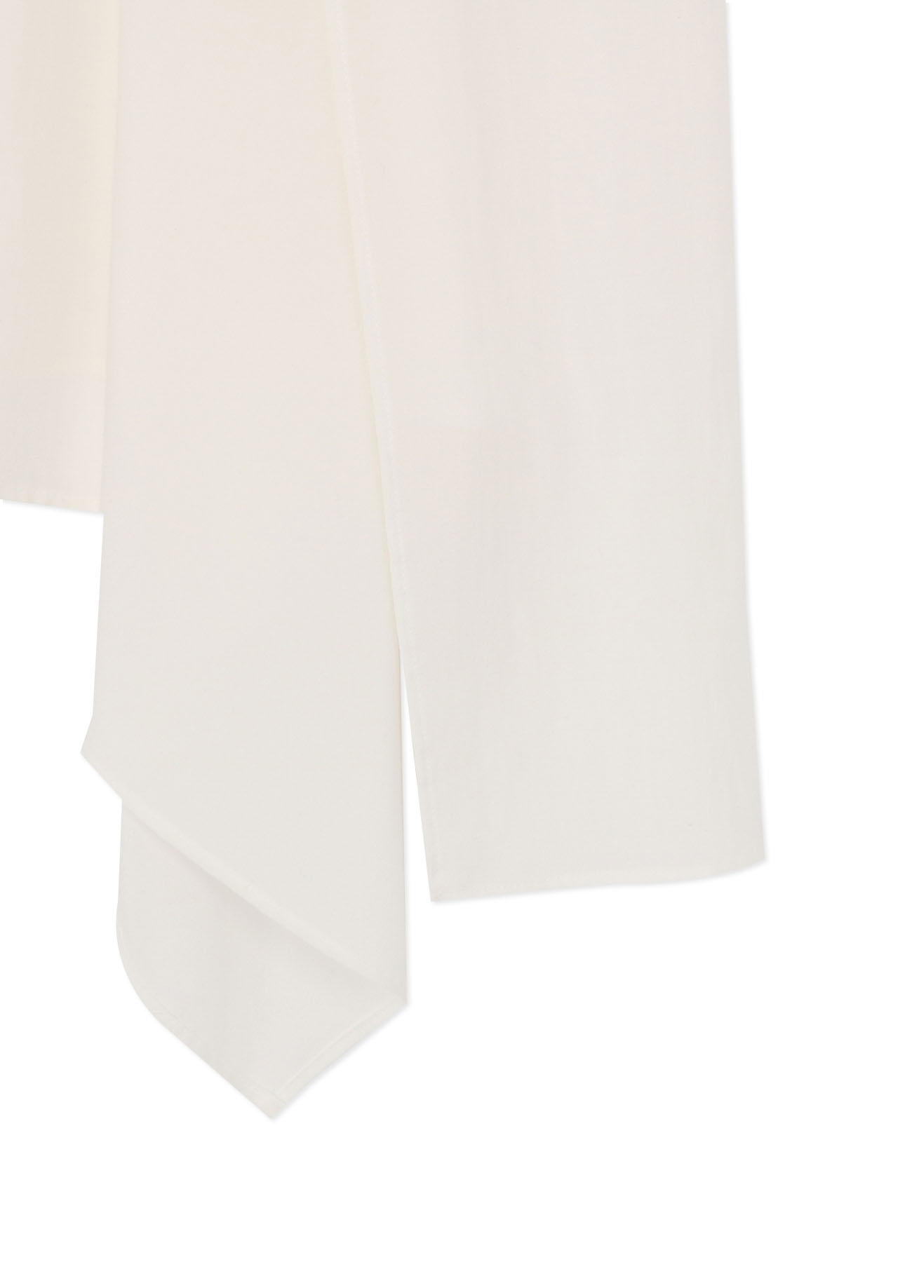 RAYON BROAD LEFT FRONT SLIT BLOUSE