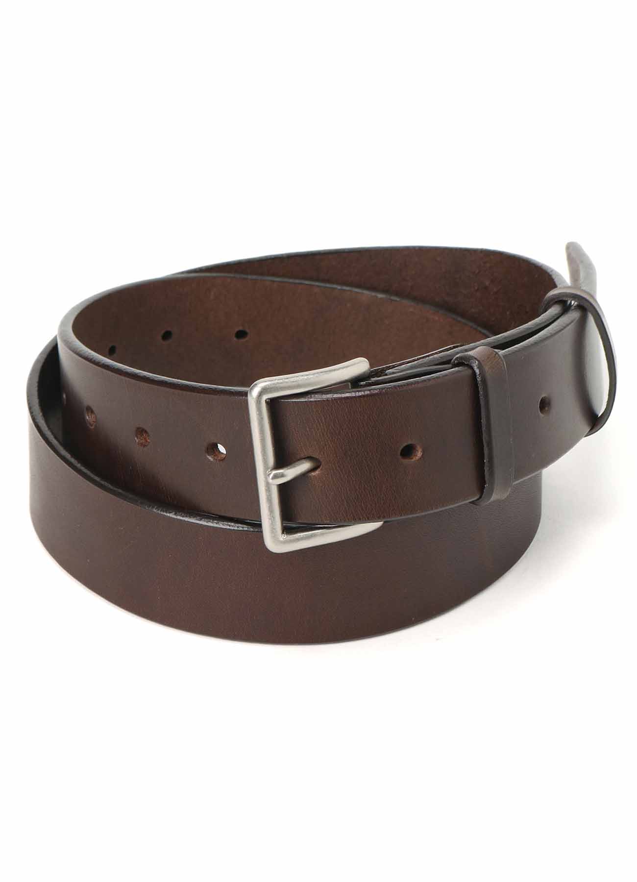 THICK SMOOTH LEATHER 35MM BELT