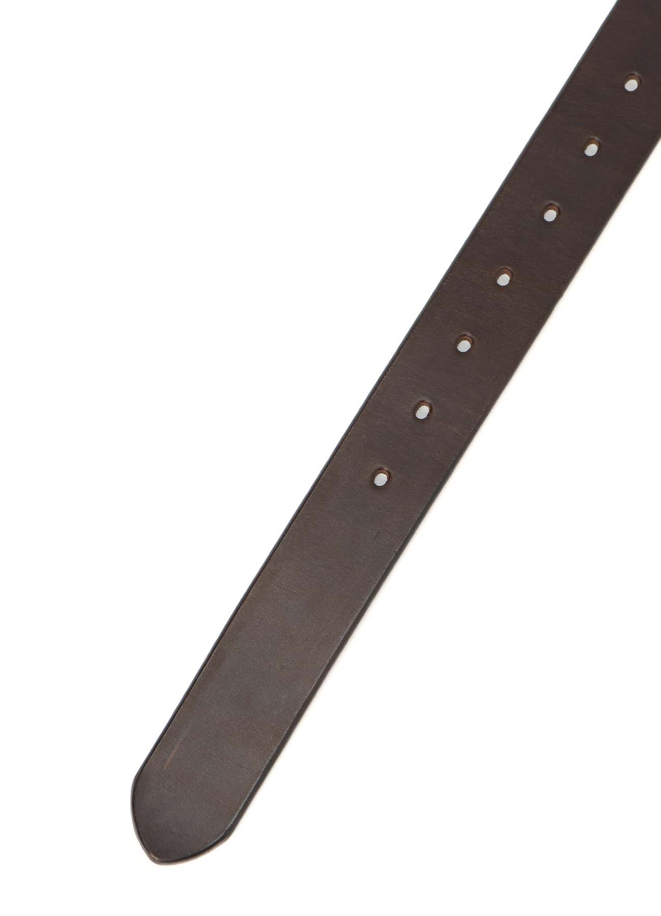 THICK SMOOTH LEATHER 35MM BELT