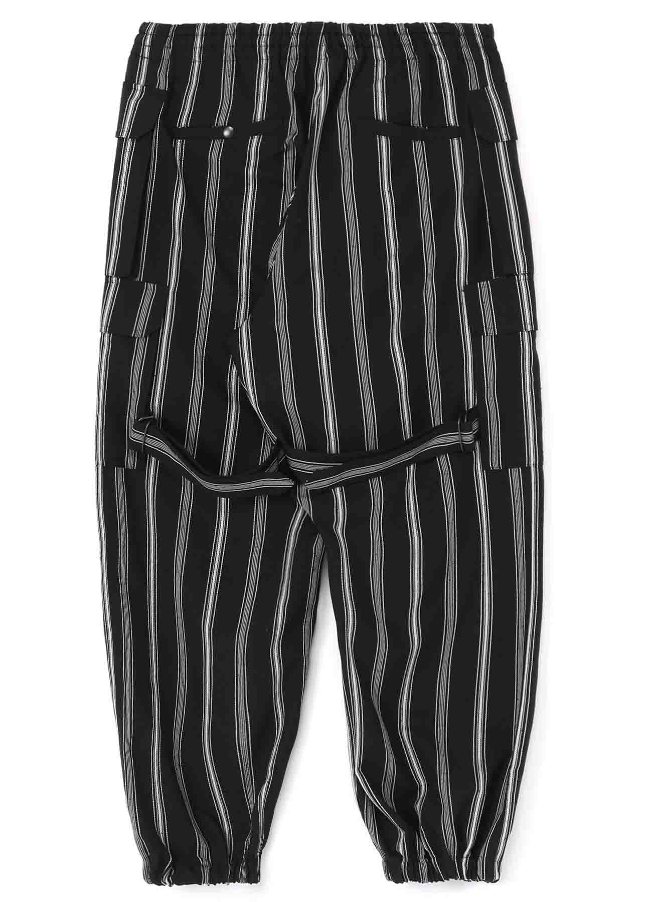 HARD TWISTED STRIPE POCKET PANTS