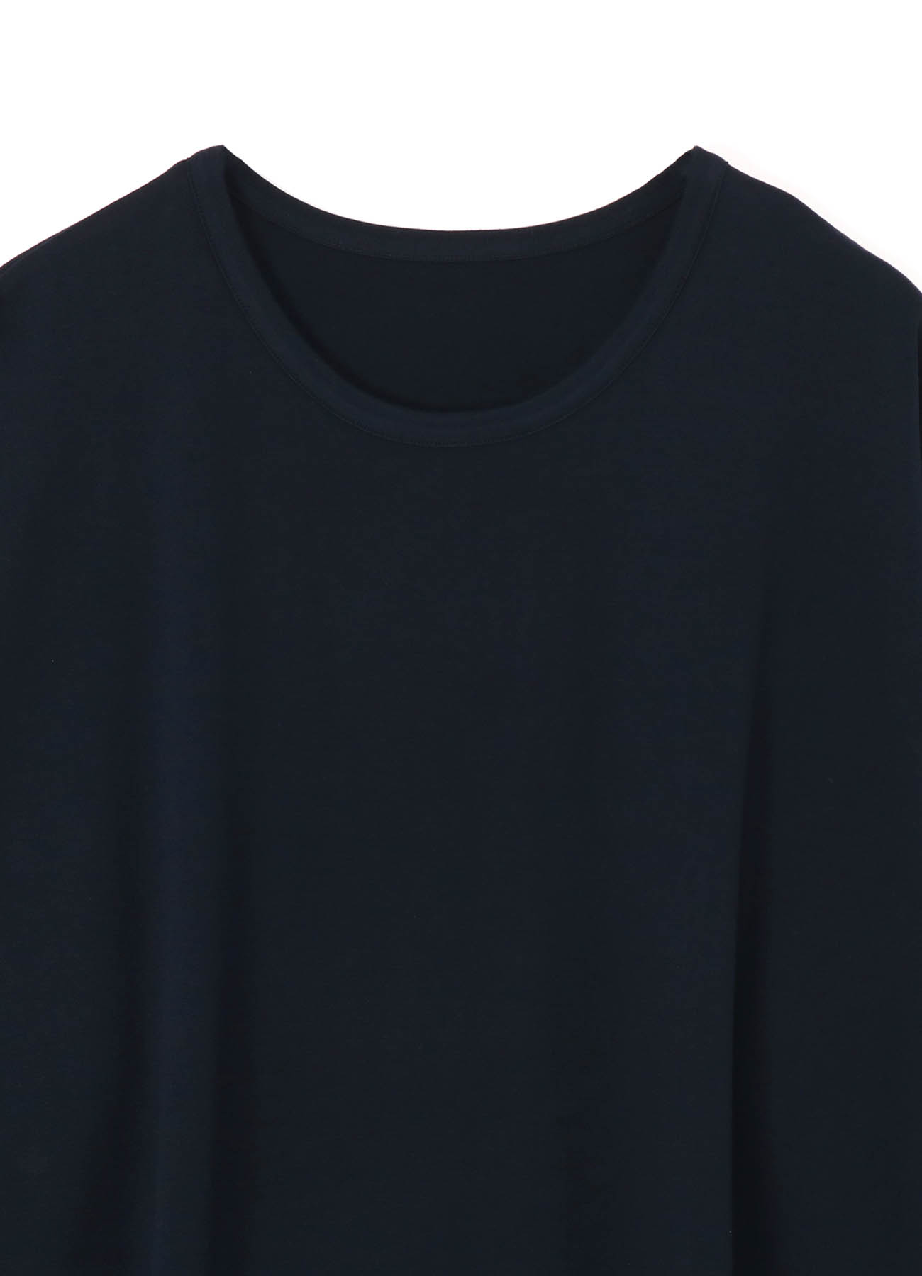 SOFT COTTON JERSEY ROUND NECK OVERSISED PULLOVER