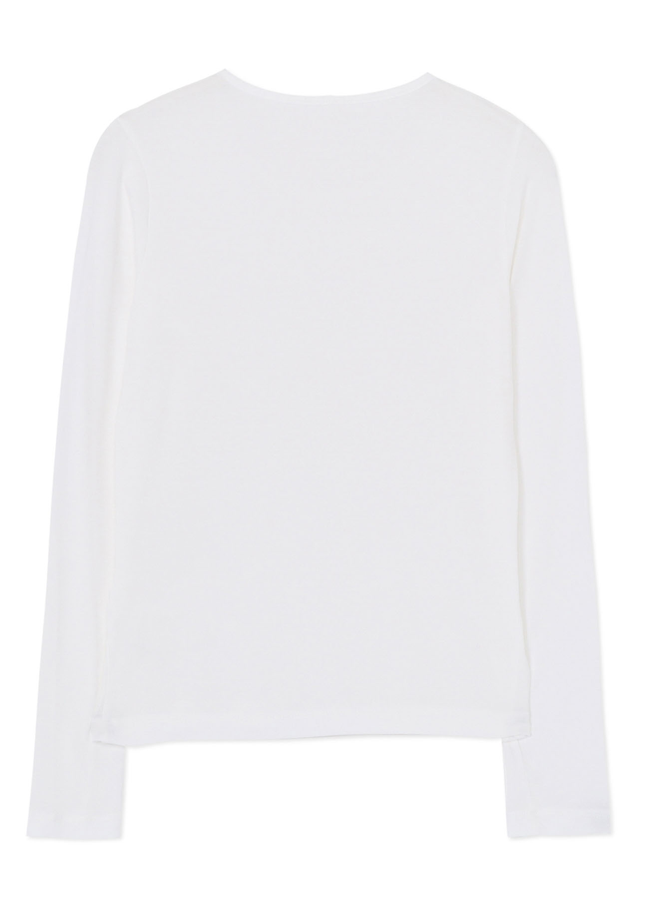 RAYON JERSEY ROUND NECK LONG SLEEVE T