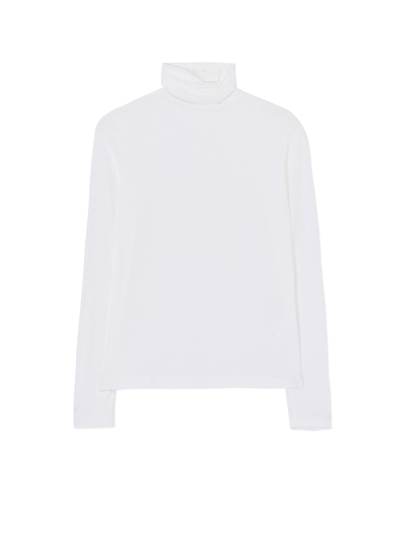 RAYON JERSEY TURTLENECK LONG SLEEVE T