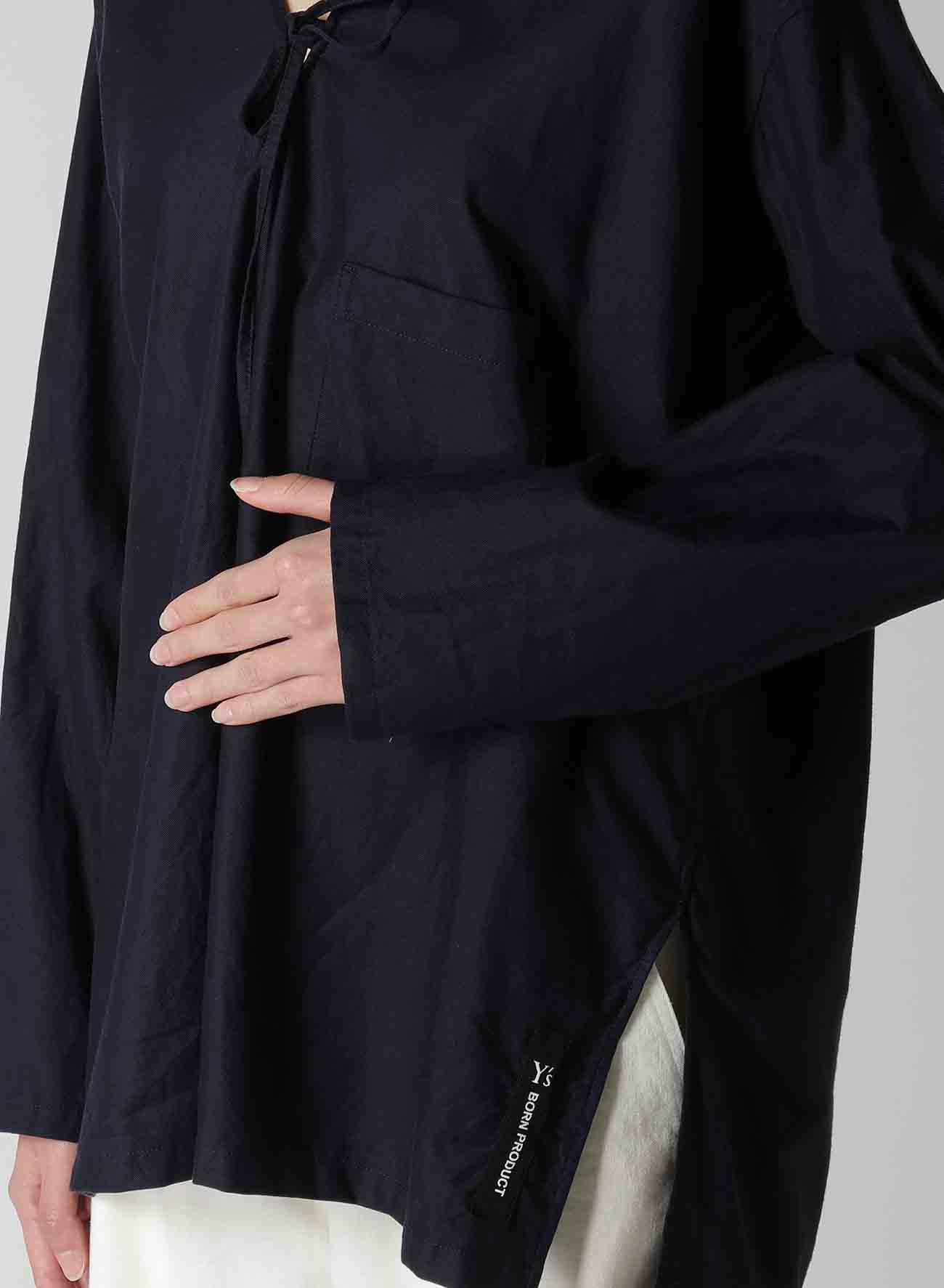 [Y's BORN PRODUCT] THIN COTTON TWILL HOODIE PULL OVER