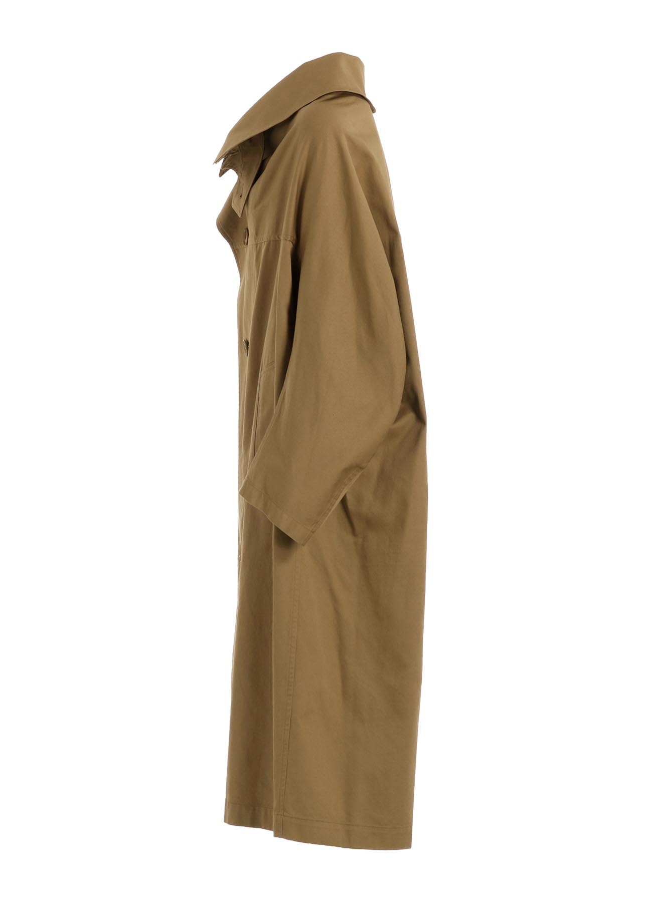 [Y's BORN PRODUCT] COTTON TWILL LONG CAPE COAT