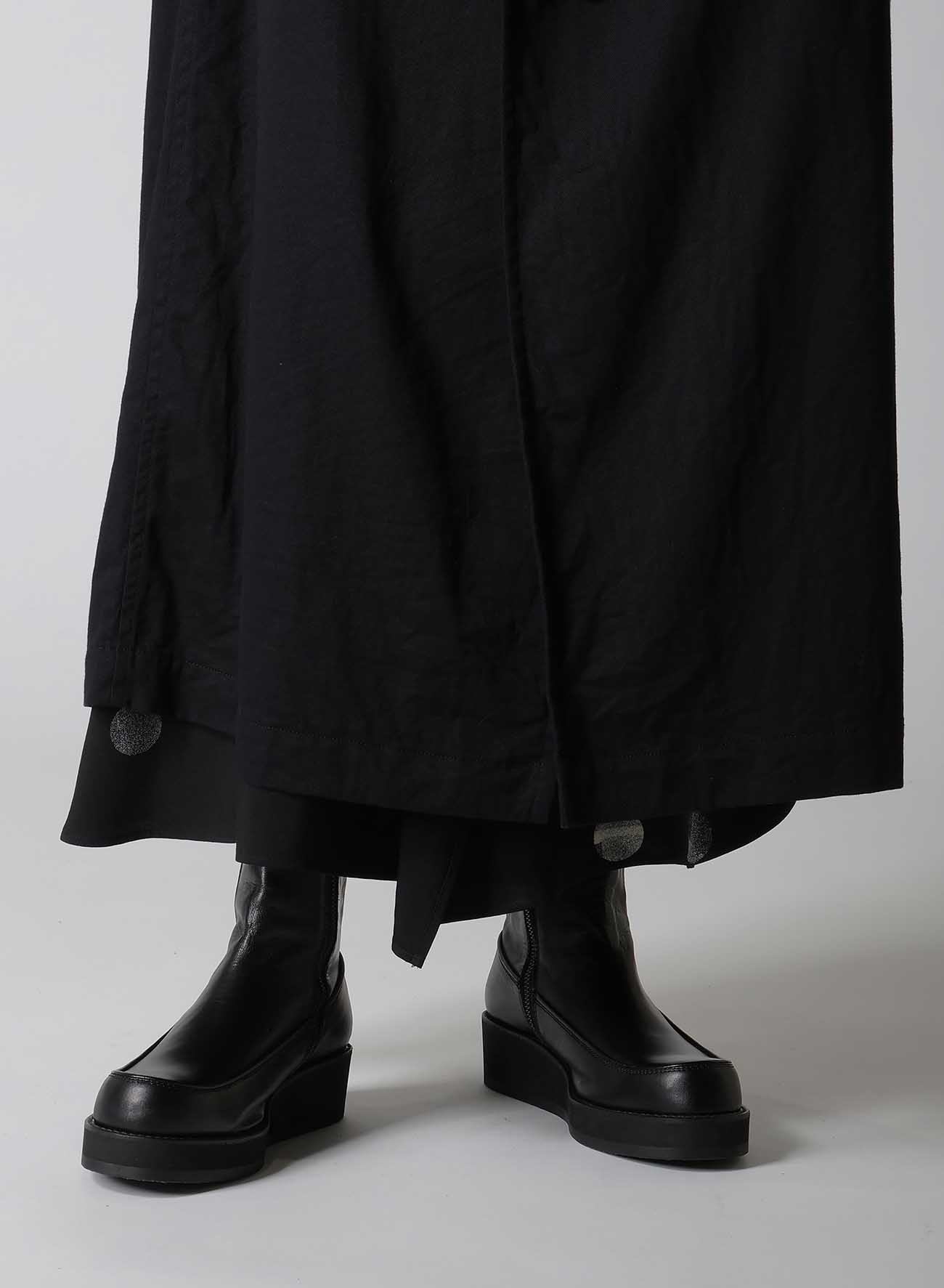 [Y's BORN PRODUCT] COTTON TWILL LONG CAPE COAT