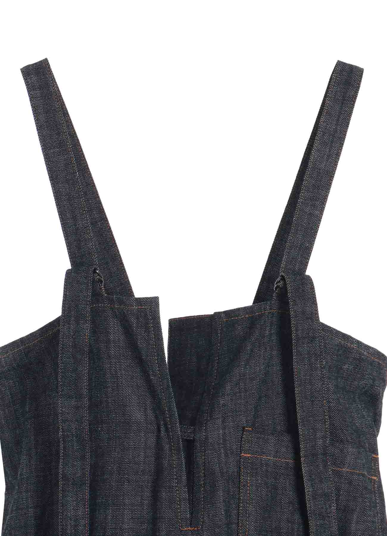 8OZ DENIM OVERALLS WITH STRAP