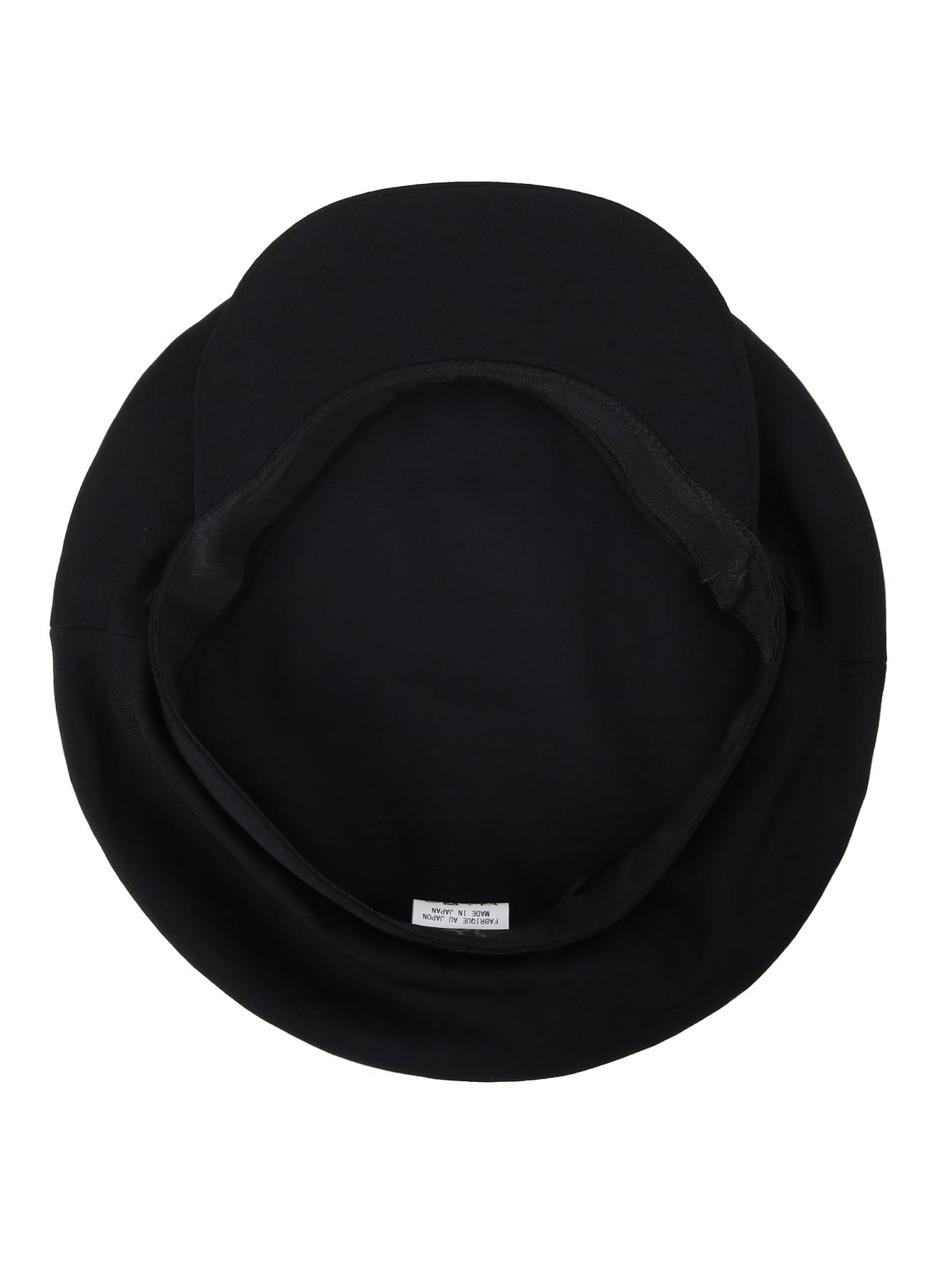 WOOL GABARDINE MOTOR CYCLE CAP