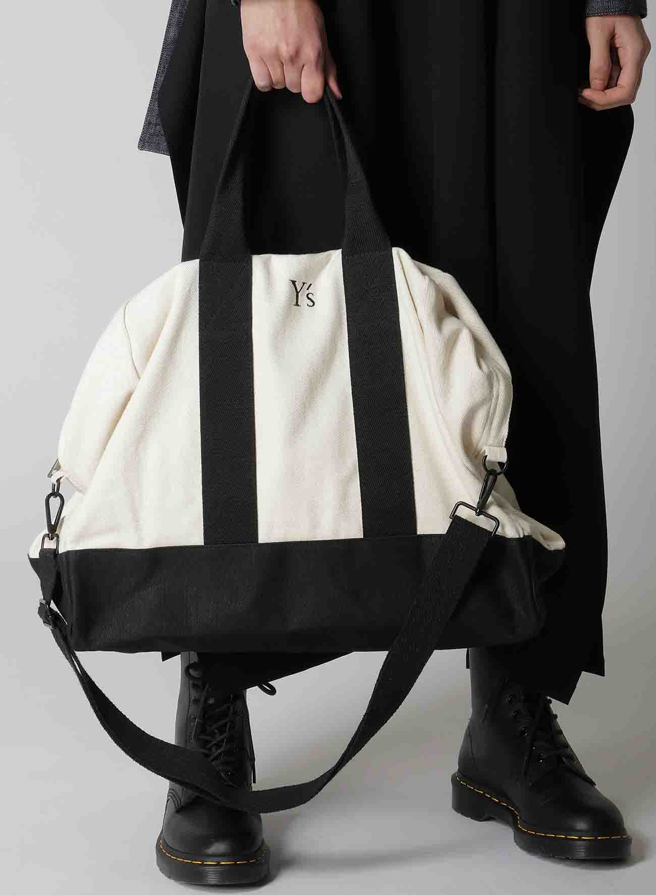 CANVAS COMBI BOSTON BAG