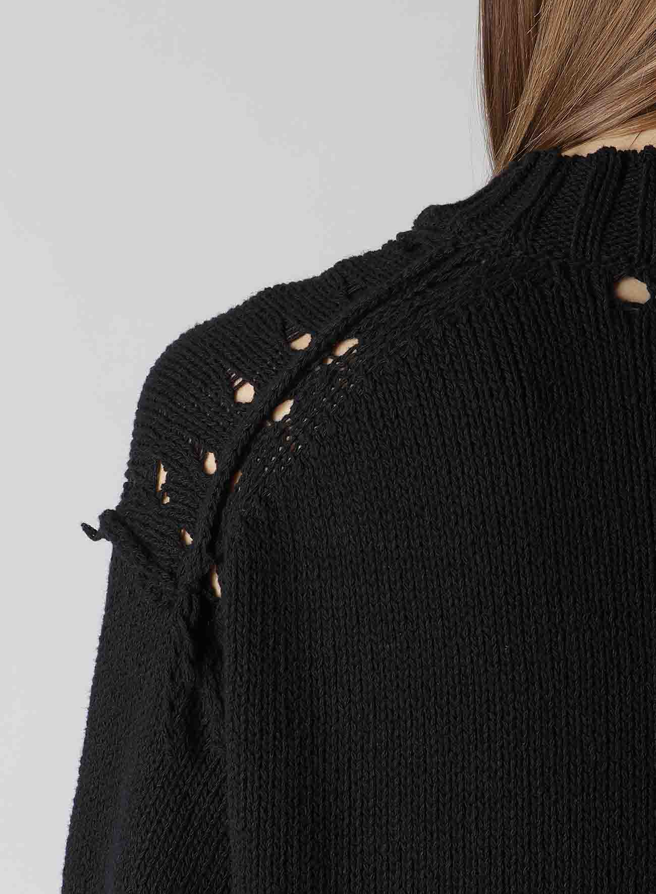 BROAD STITCH JERSEY LINKING PULLOVER