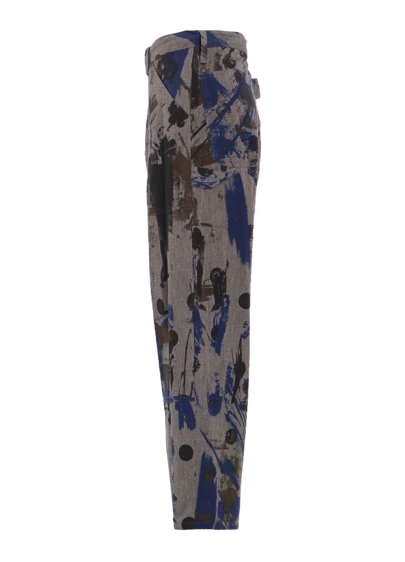 HEATHER POLKA DOT WORK PANTS