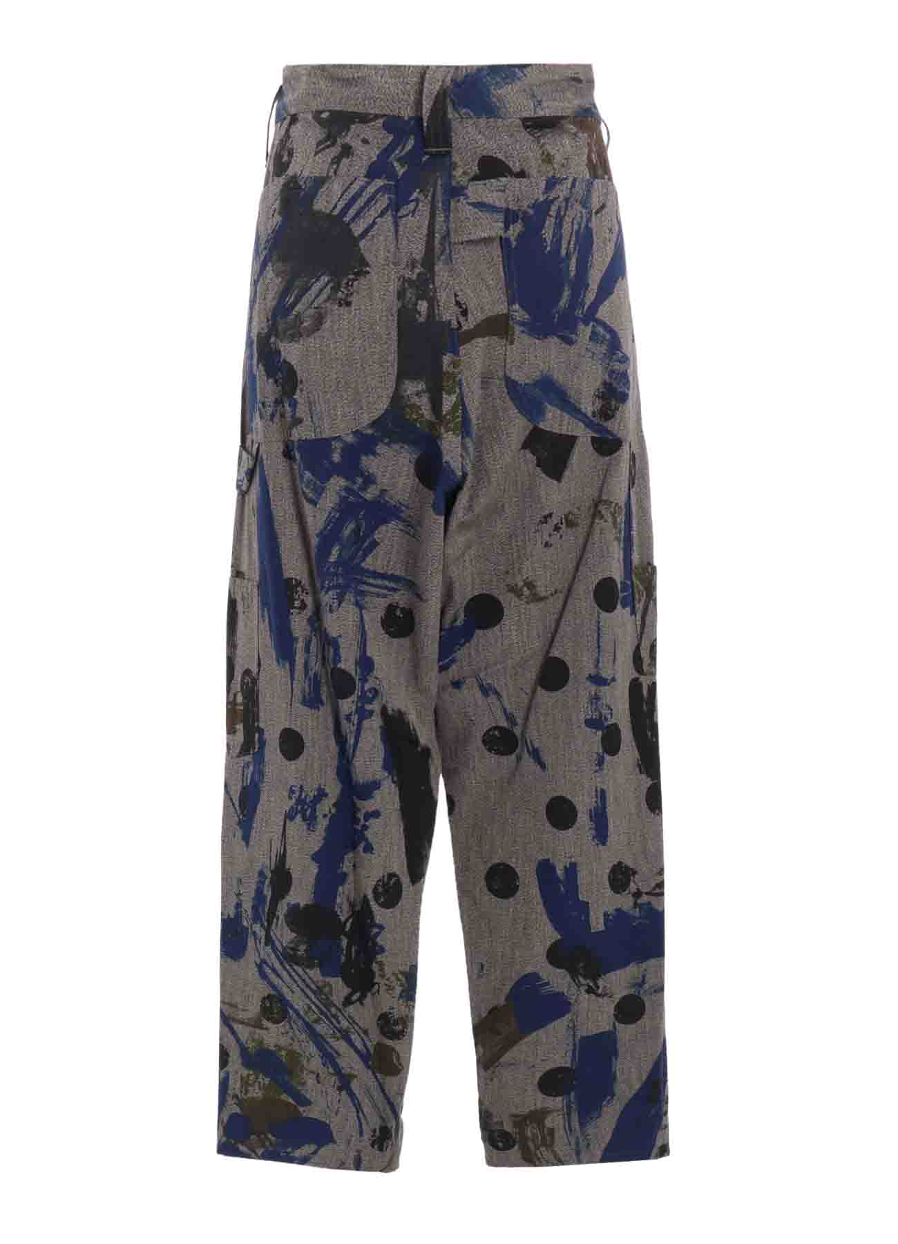 HEATHER POLKA DOT WORK PANTS