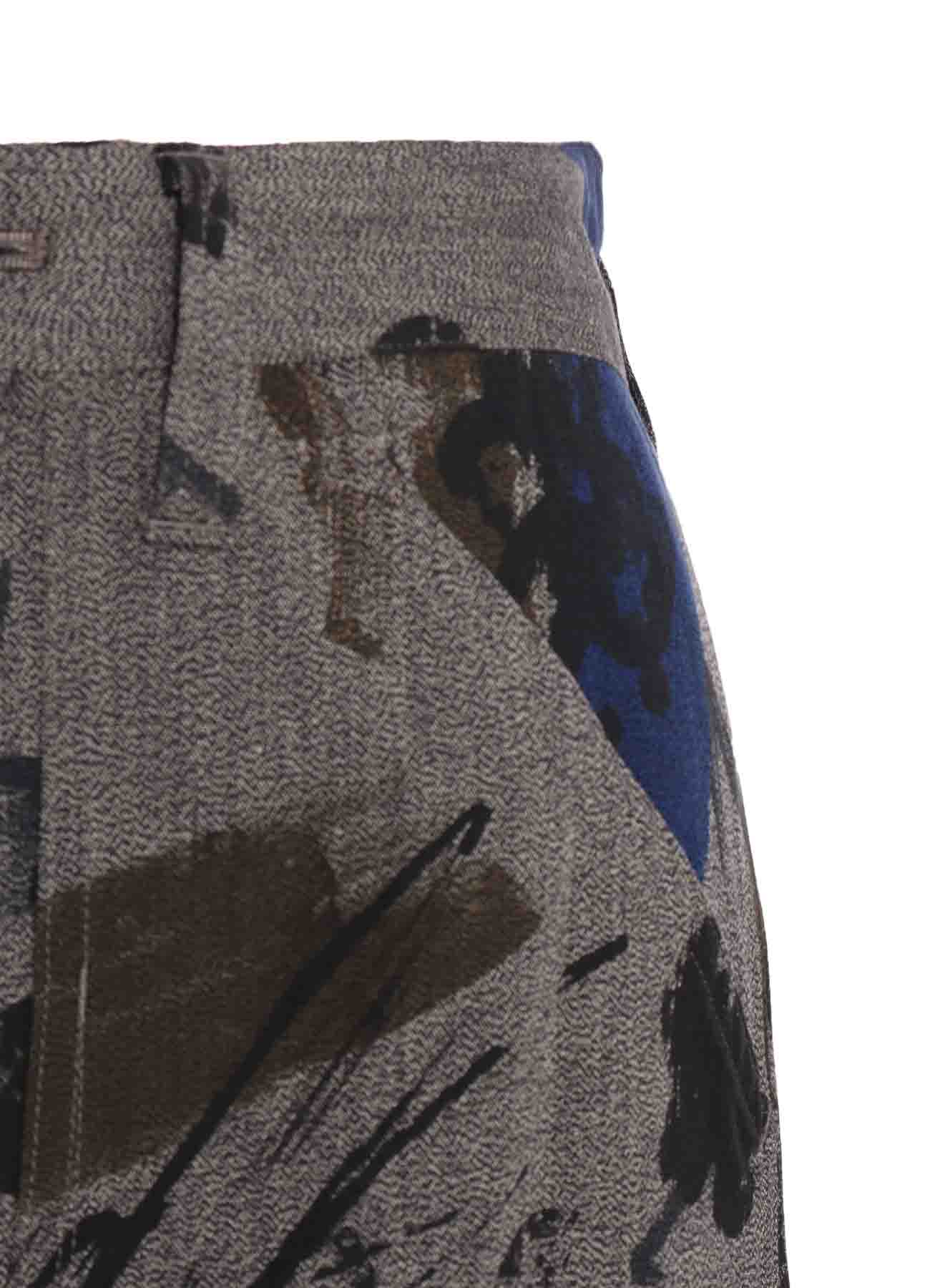 HEATHER POLKA DOT WORK PANTS