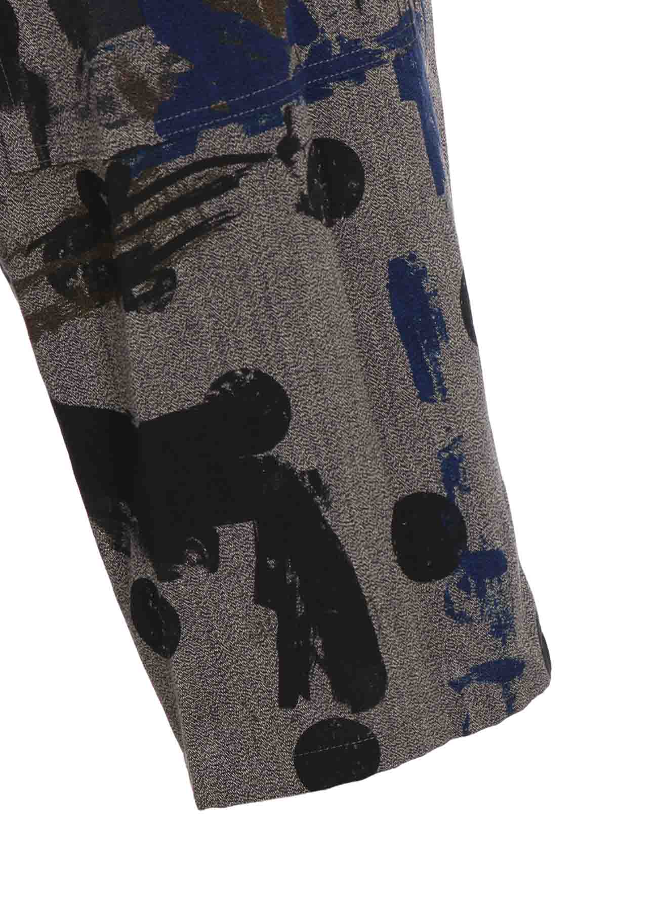 HEATHER POLKA DOT WORK PANTS