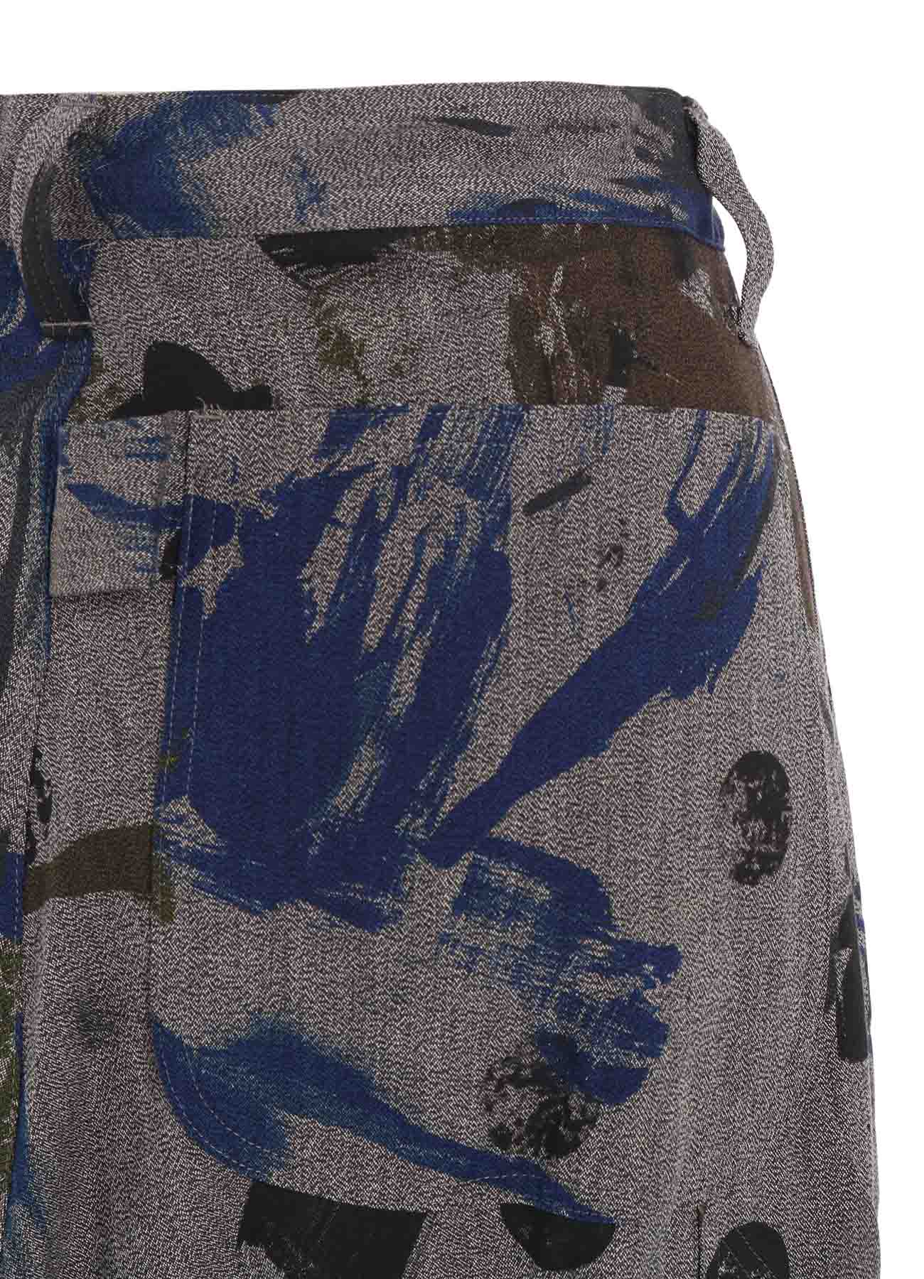 HEATHER POLKA DOT WORK PANTS