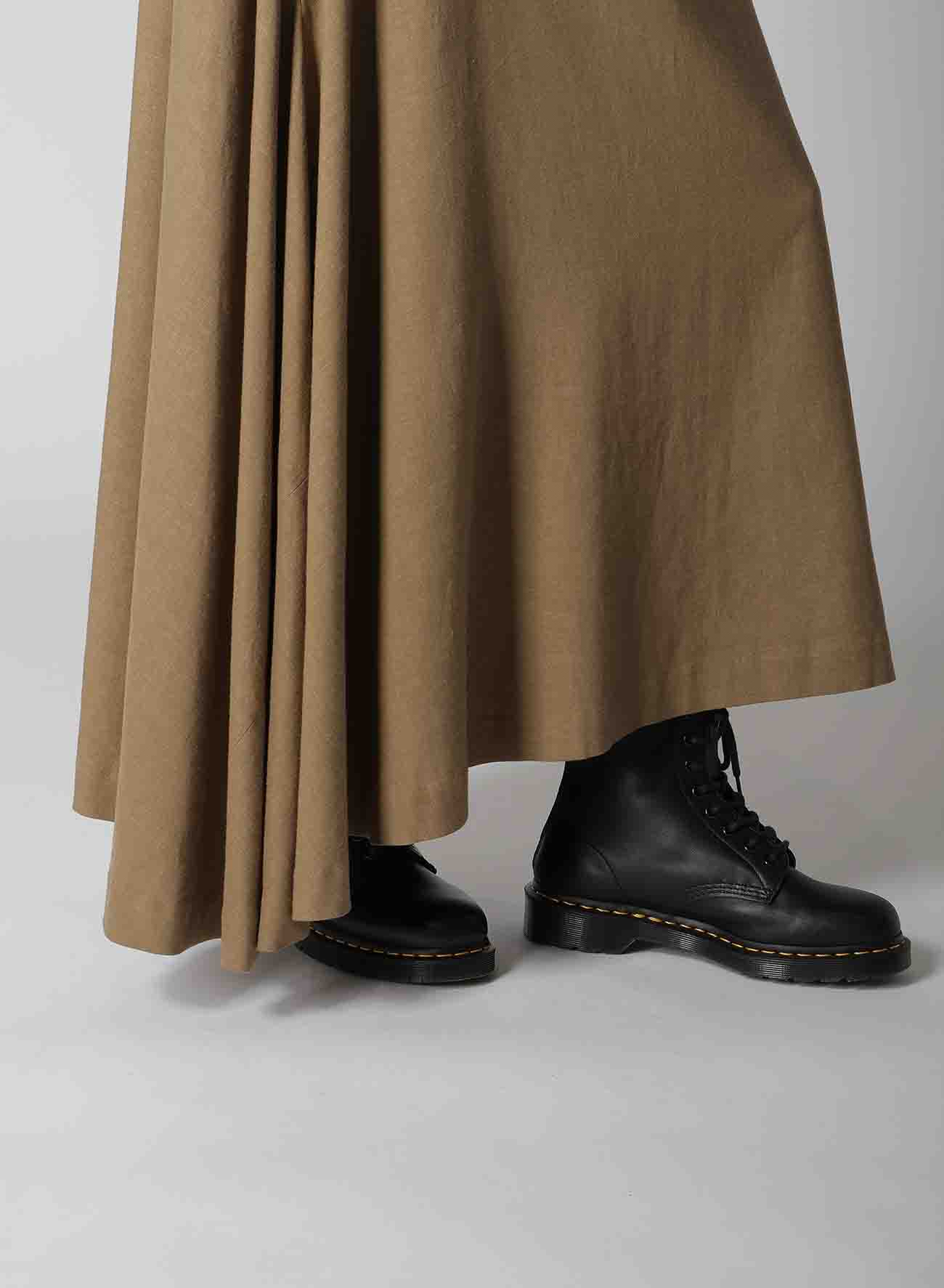 RY/LI CANVAS ASYMMETERIC FLARE SKIRT