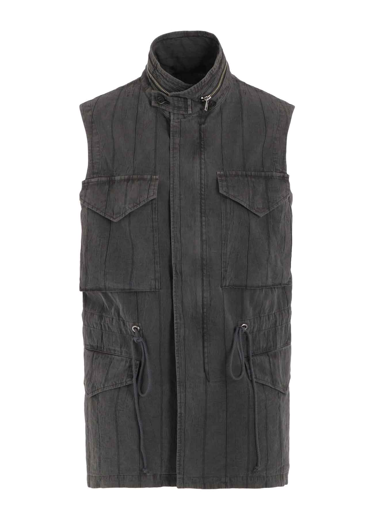 WASHER STRIPE 4 POCKET VEST