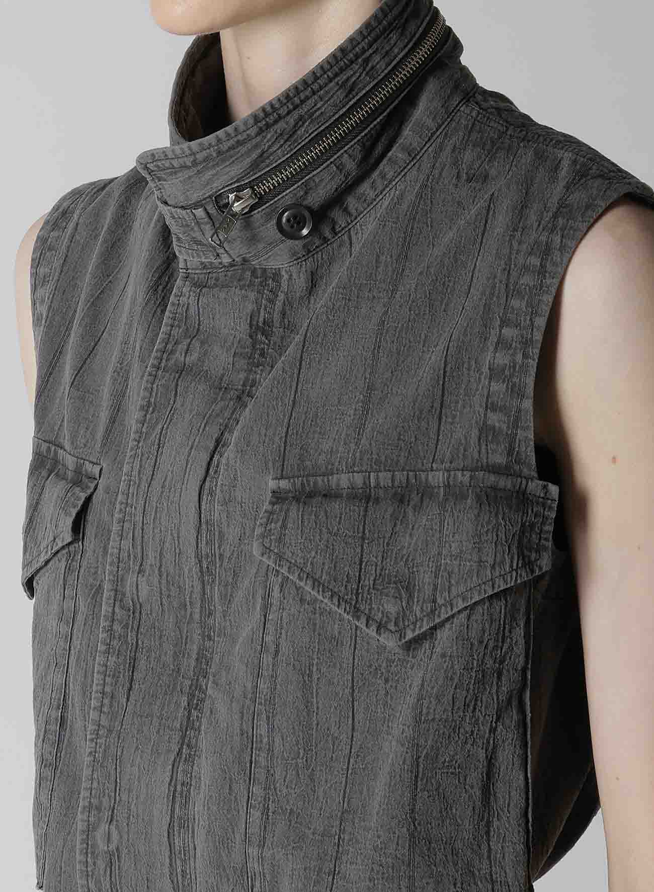 WASHER STRIPE 4 POCKET VEST