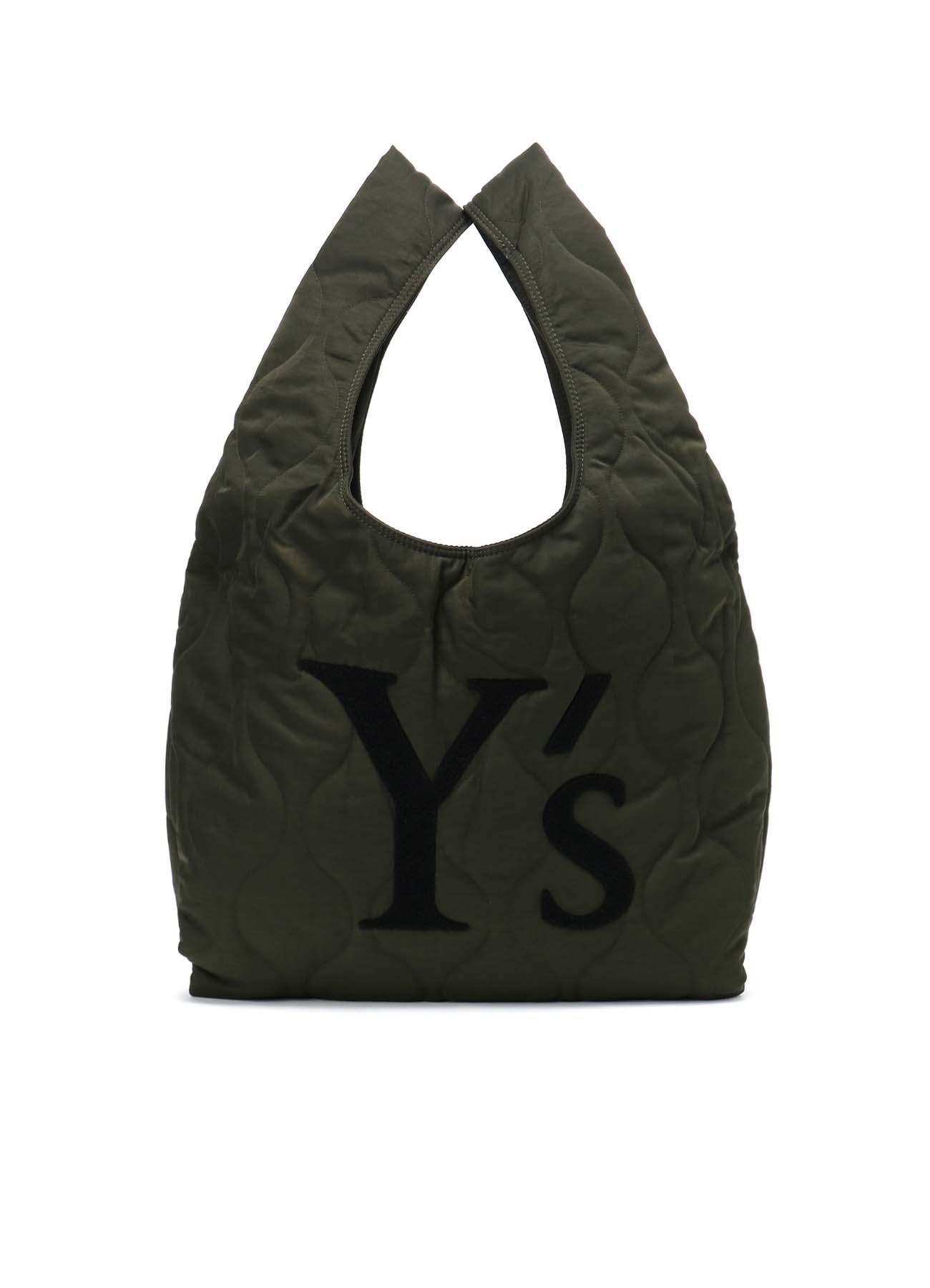 NYLON TWILL QUILT Y's EMBROIDERY BAG