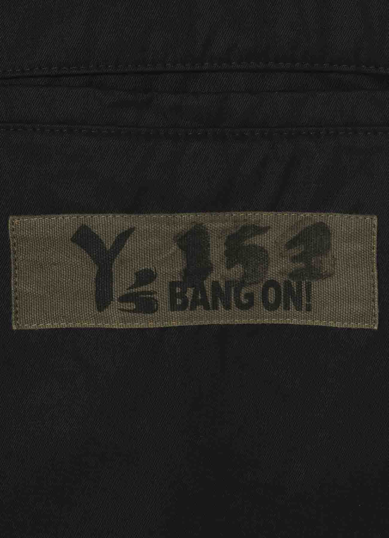Y's BANG ON!No.153 W Trench-coat Cotton gabardine BIO