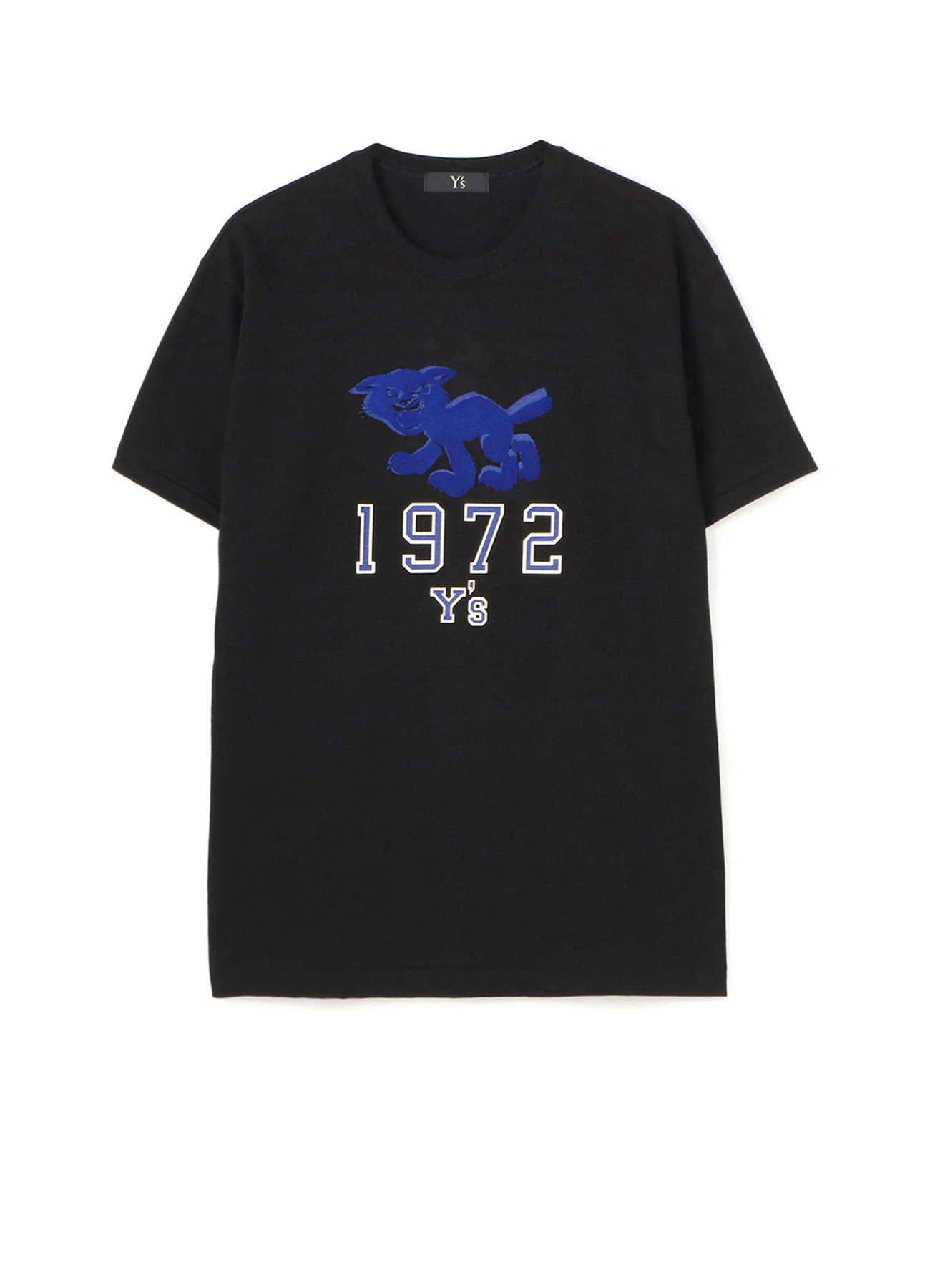 [Y's 1972 - Traditions] CAT PIGMENT PRINT SHORT SLEEVE T