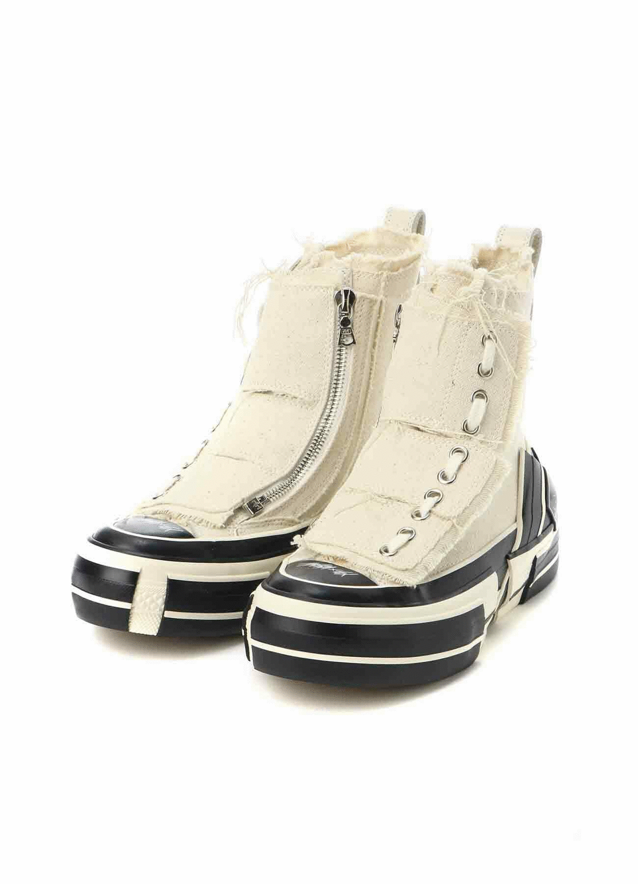 Y's × xVessel HIGH-CUT SNEAKERS