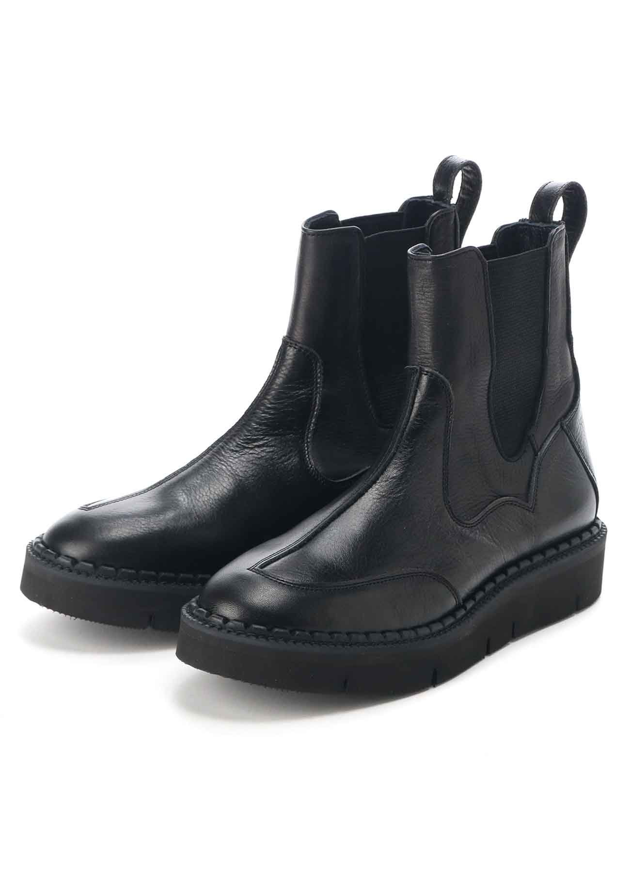 LEATHER COMBI SIDE GORE BOOTS