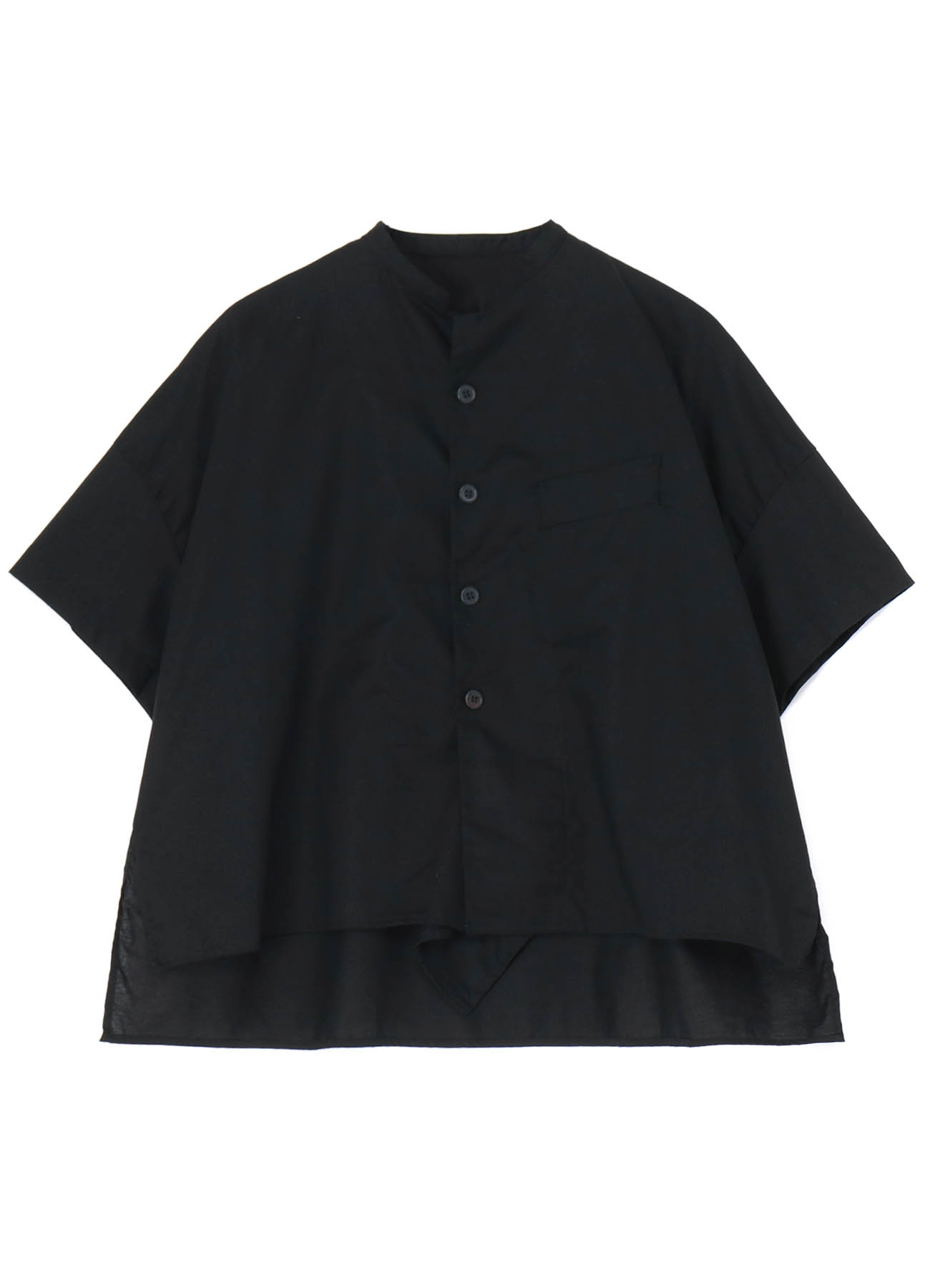 [Y's BORN PRODUCT] THIN COTTON TWILL HALF SLEEVE BOX SHIRT