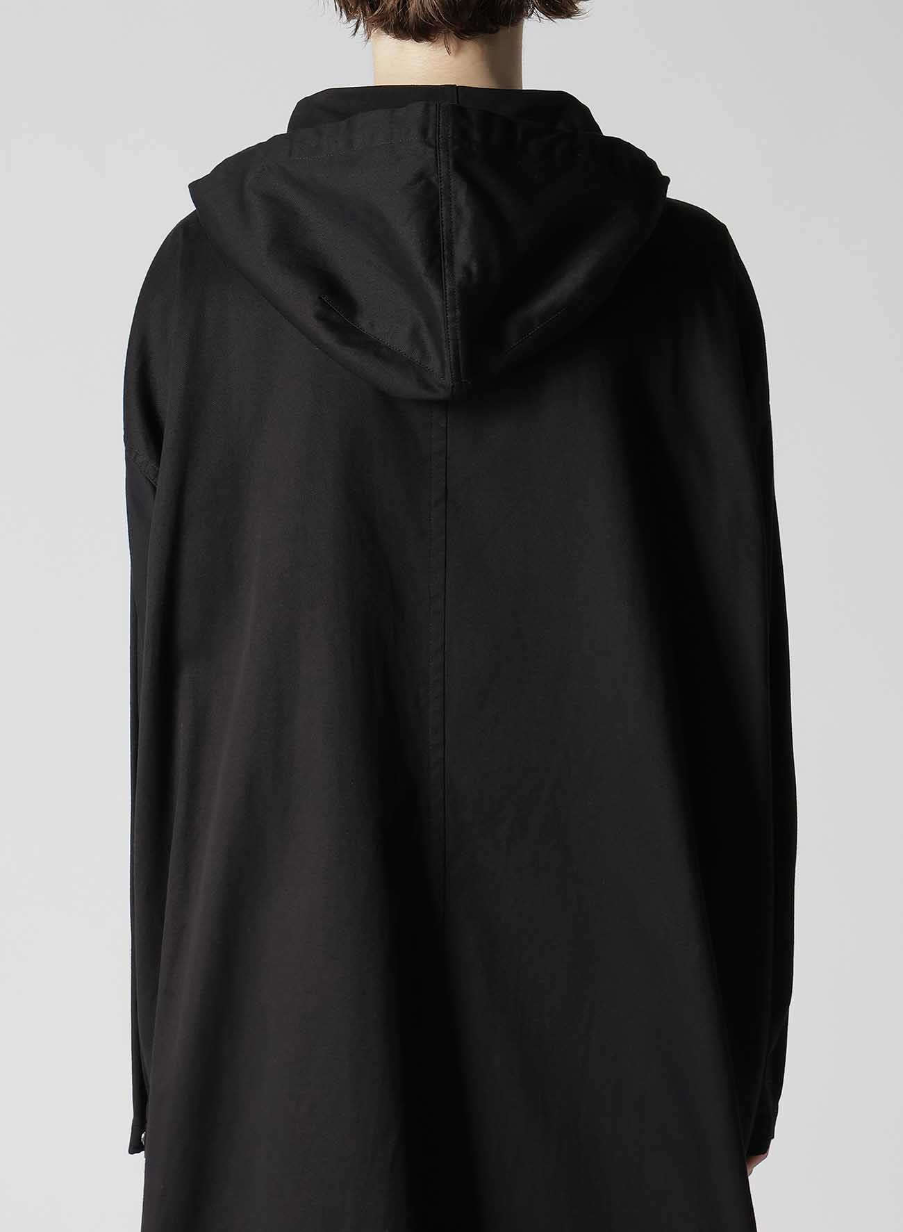 [Y's BORN PRODUCT] COTTON TWILL HOODED COAT