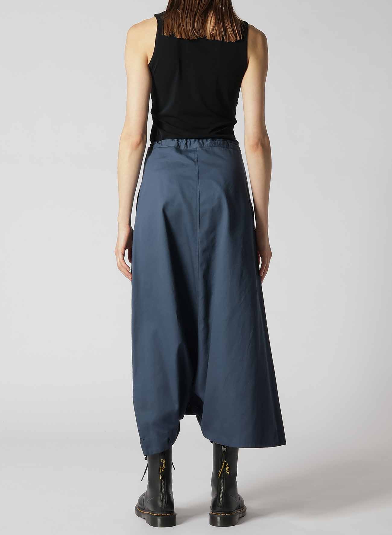 [Y's BORN PRODUCT] COTTON TWILL SKIRT PANTS