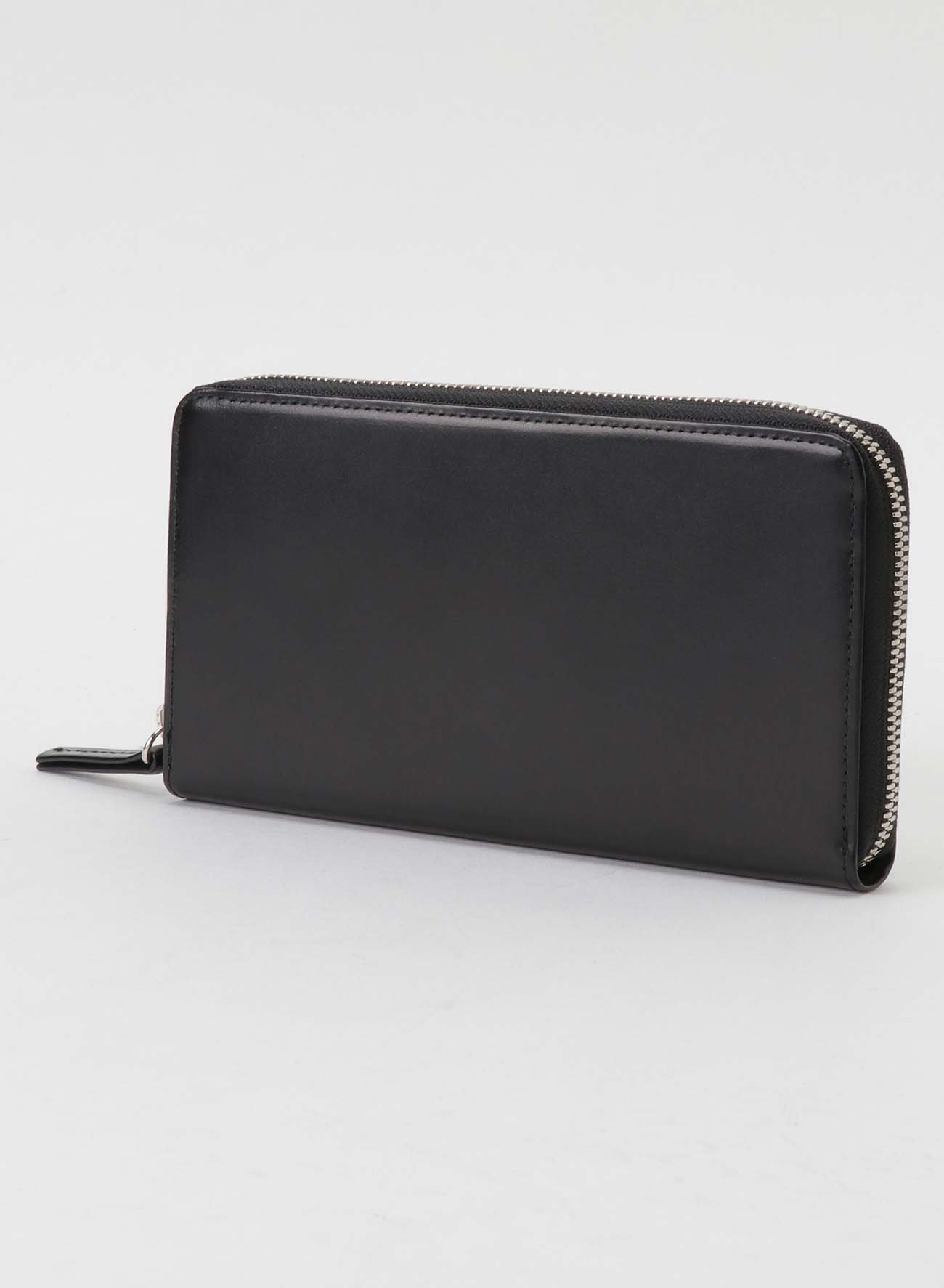 GLOSS SMOOTH LEATHER ZIP-AROUND WALLET LARGE
