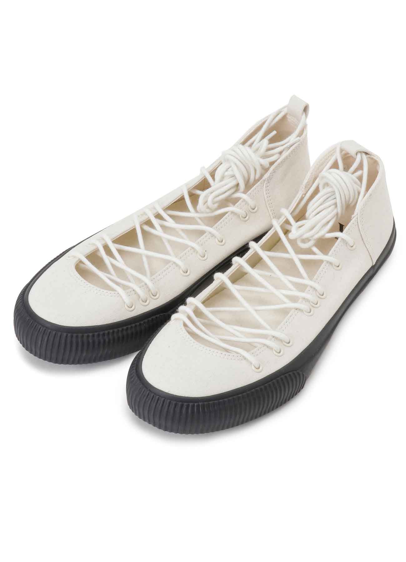 NO.9 CANVAS LACE-UP SNEAKERS