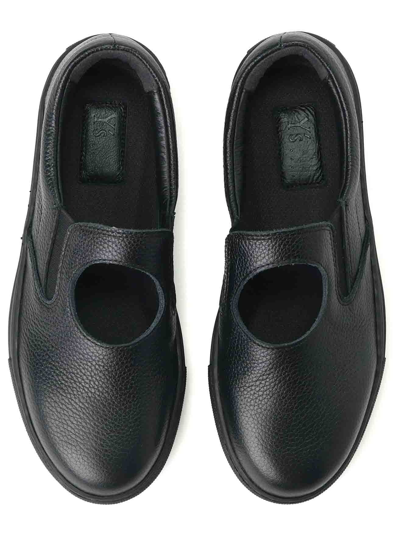 COW LEATHER SLIP-ON