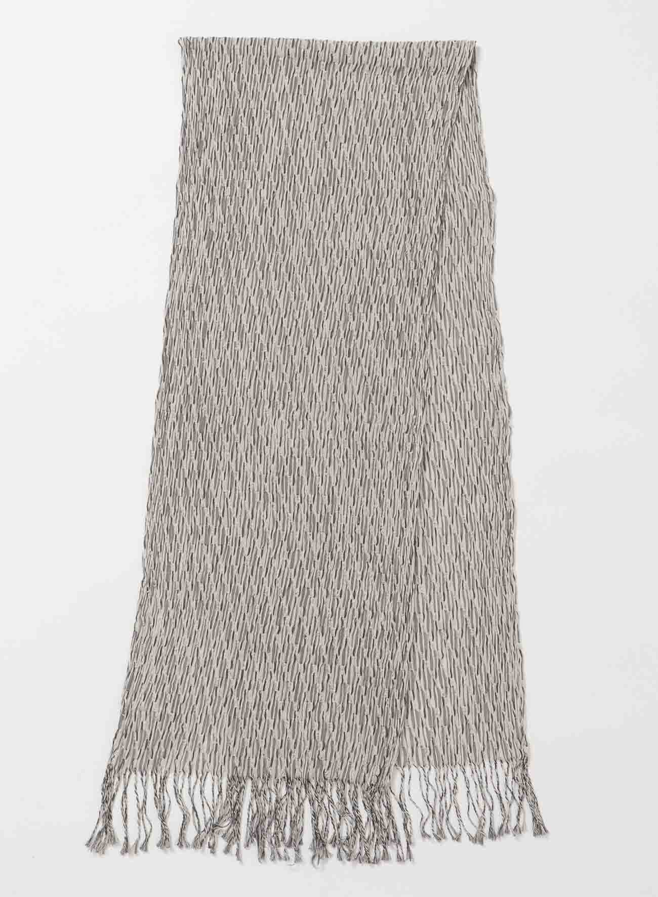 CROSS PLAID STRIPE STOLE