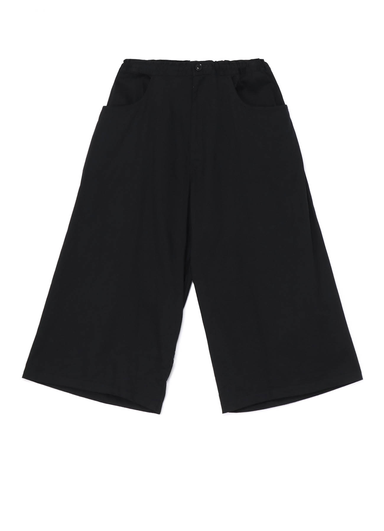 [Y's BORN PRODUCT]COTTON TWILL BACK DROP WIDE PANTS